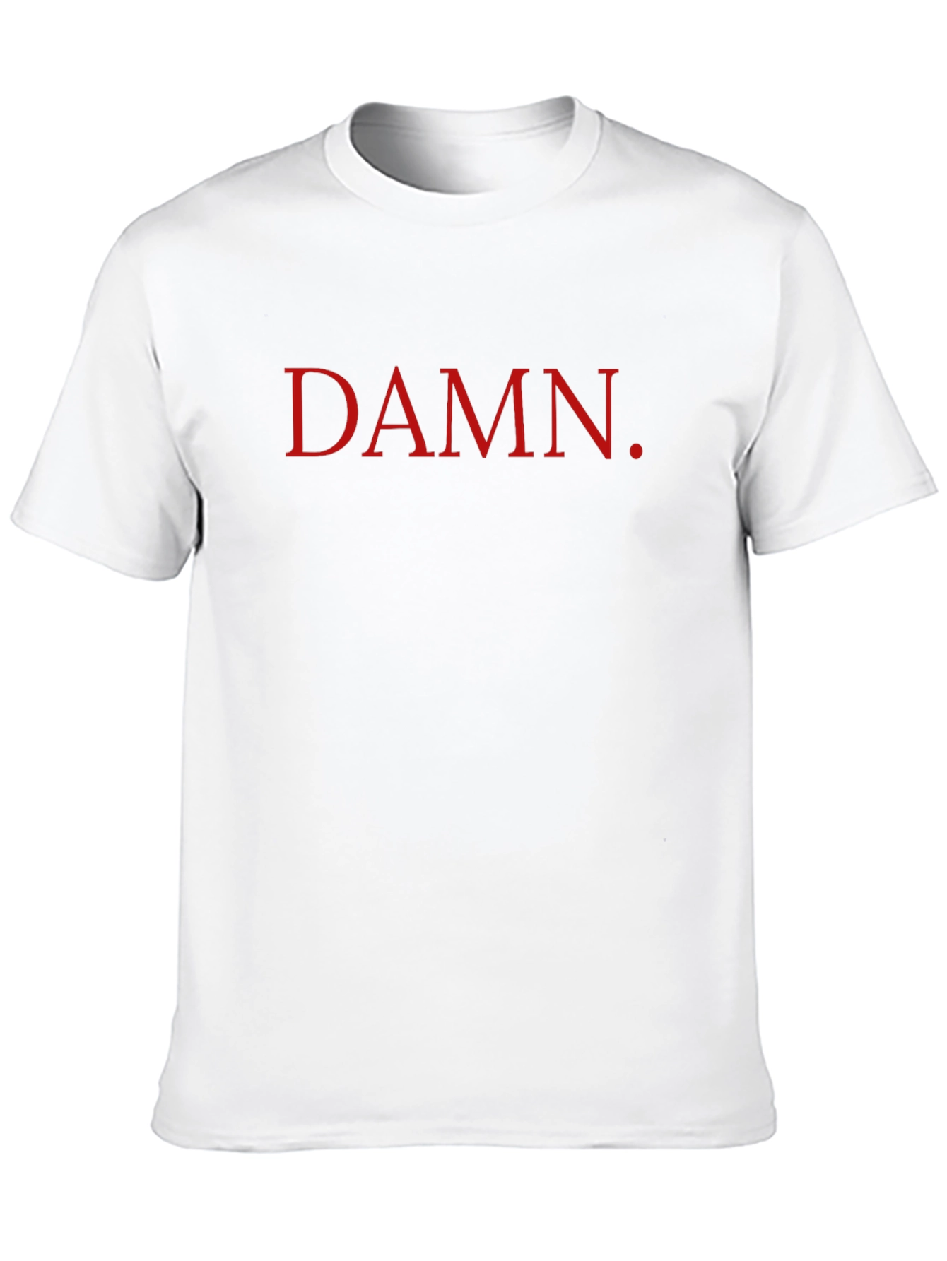 DAMN. Graphic Tee - Black Crew Neck T-Shirt