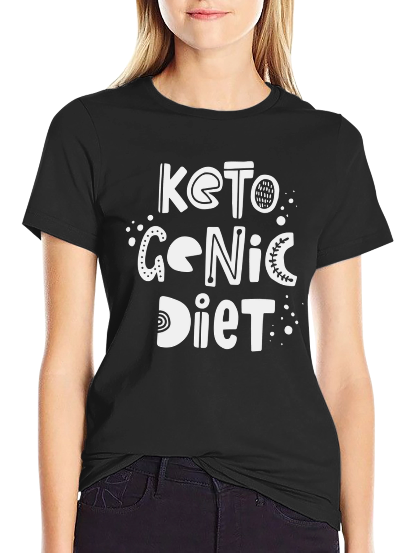 Keto Diet T-Shirt - Black Graphic Tee