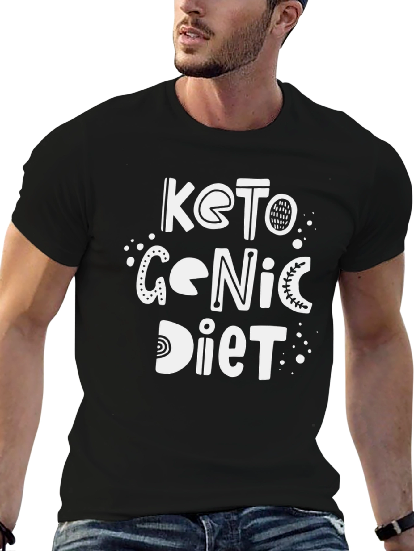 Keto Diet T-Shirt - Black Graphic Tee