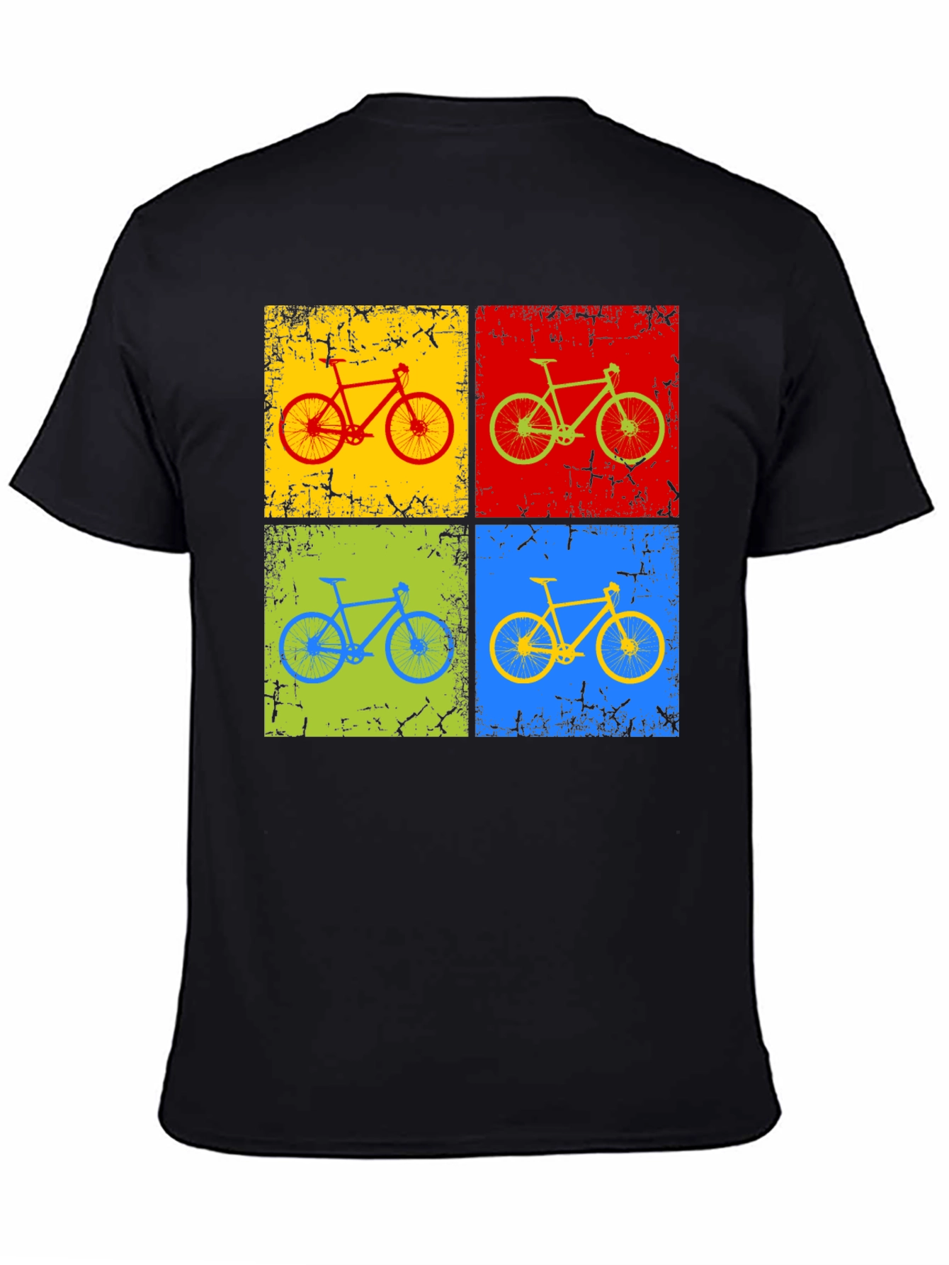 Retro Pop Art Bicycle Graphic Tee