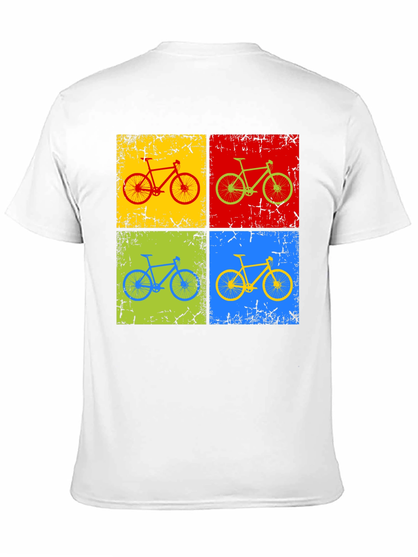 Retro Pop Art Bicycle Graphic Tee