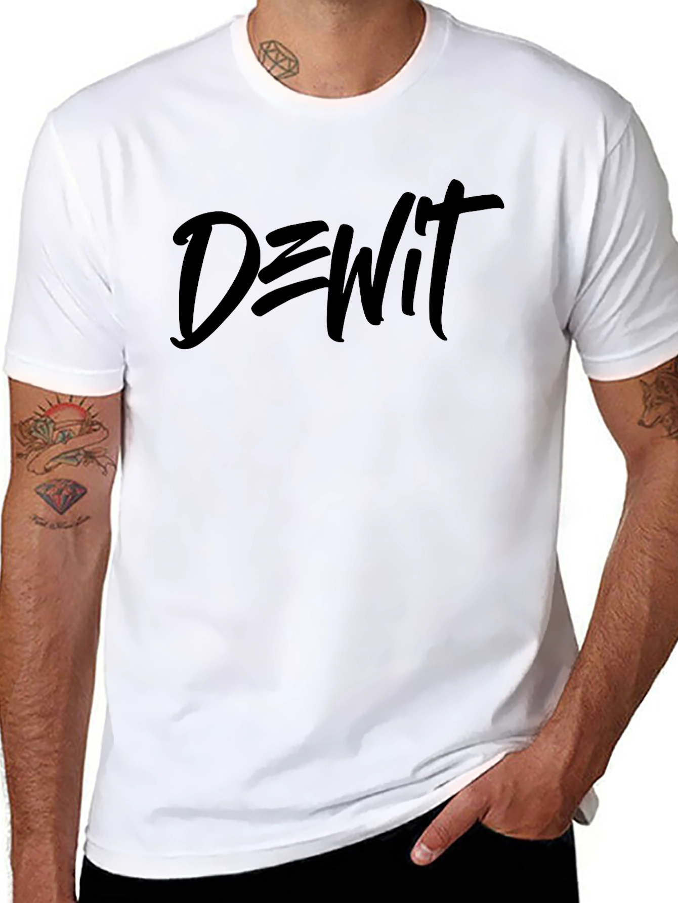 DWit Black Graphic Tee