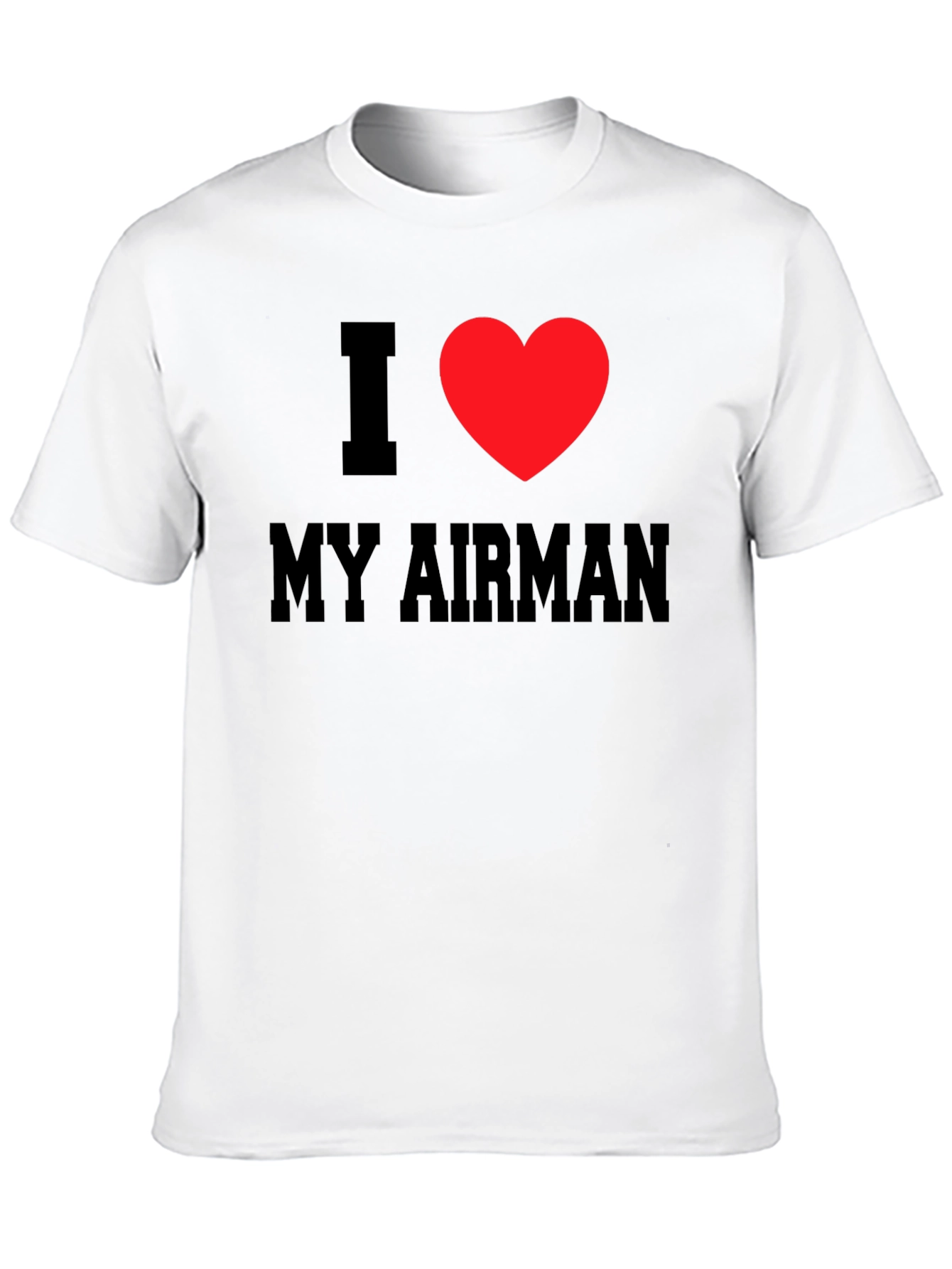 I Heart My Airman Tee - Patriotic T-Shirt