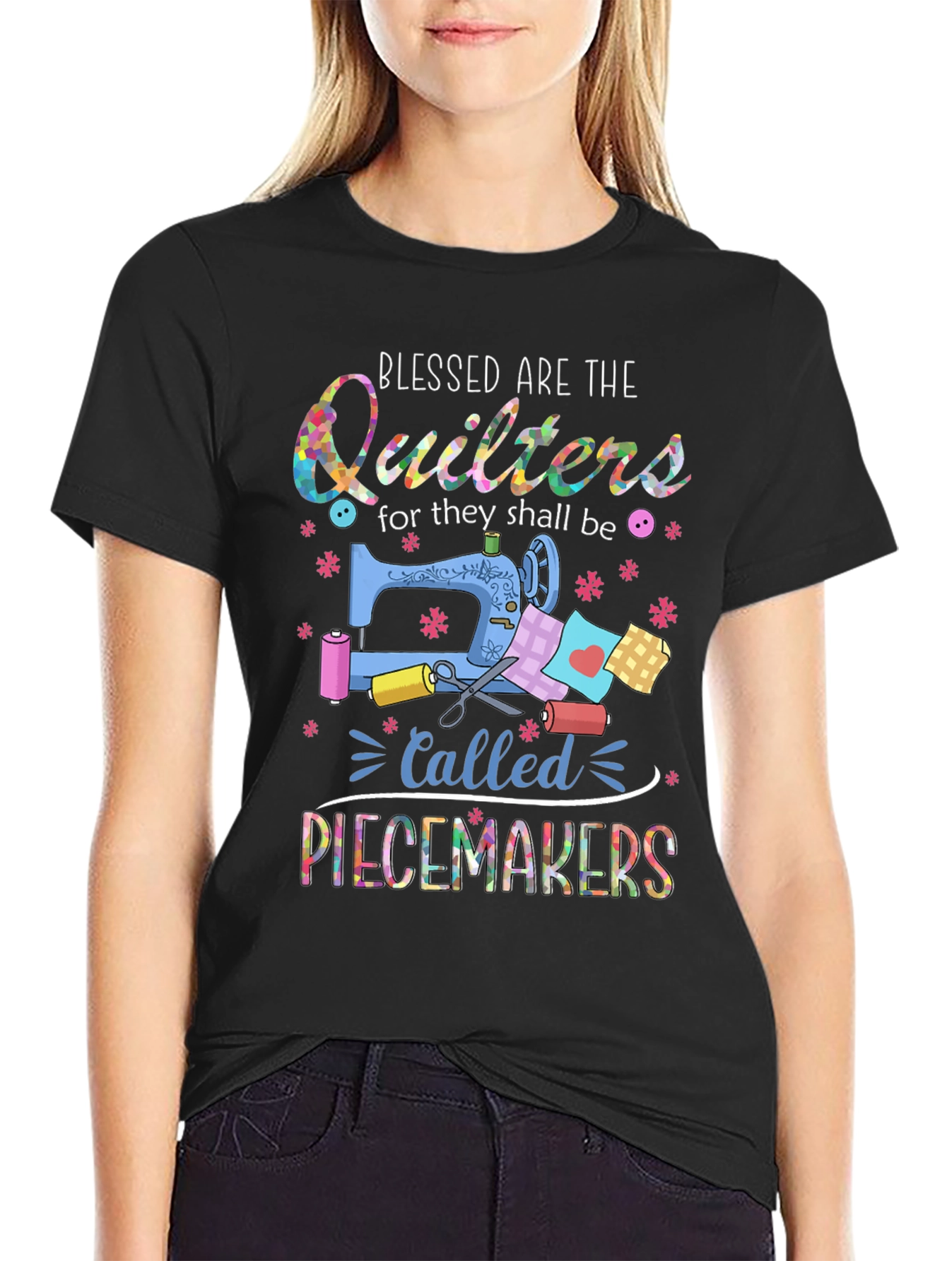 Blessed Quilters T-Shirt - Piece Makers