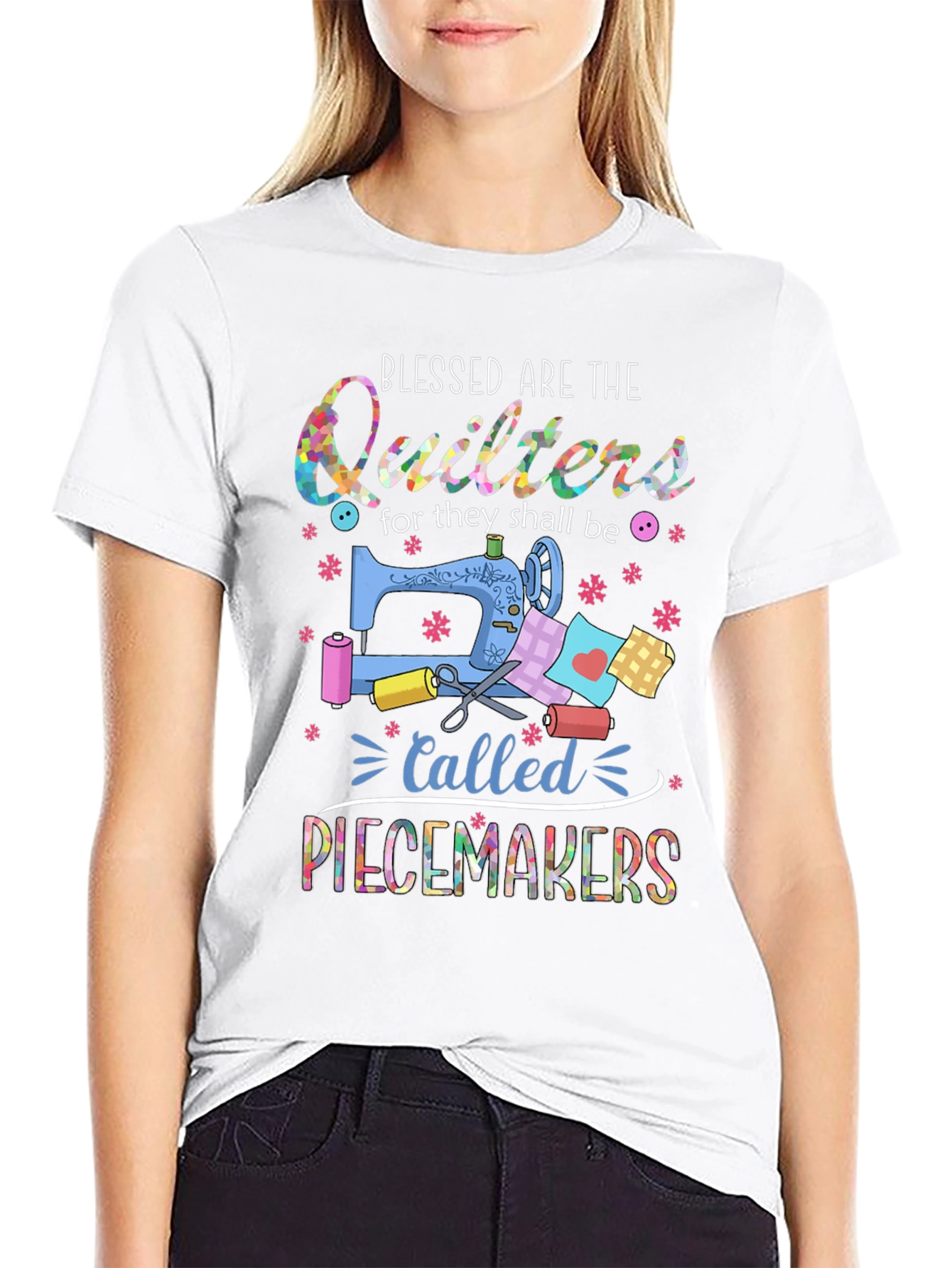 Blessed Quilters T-Shirt - Piece Makers
