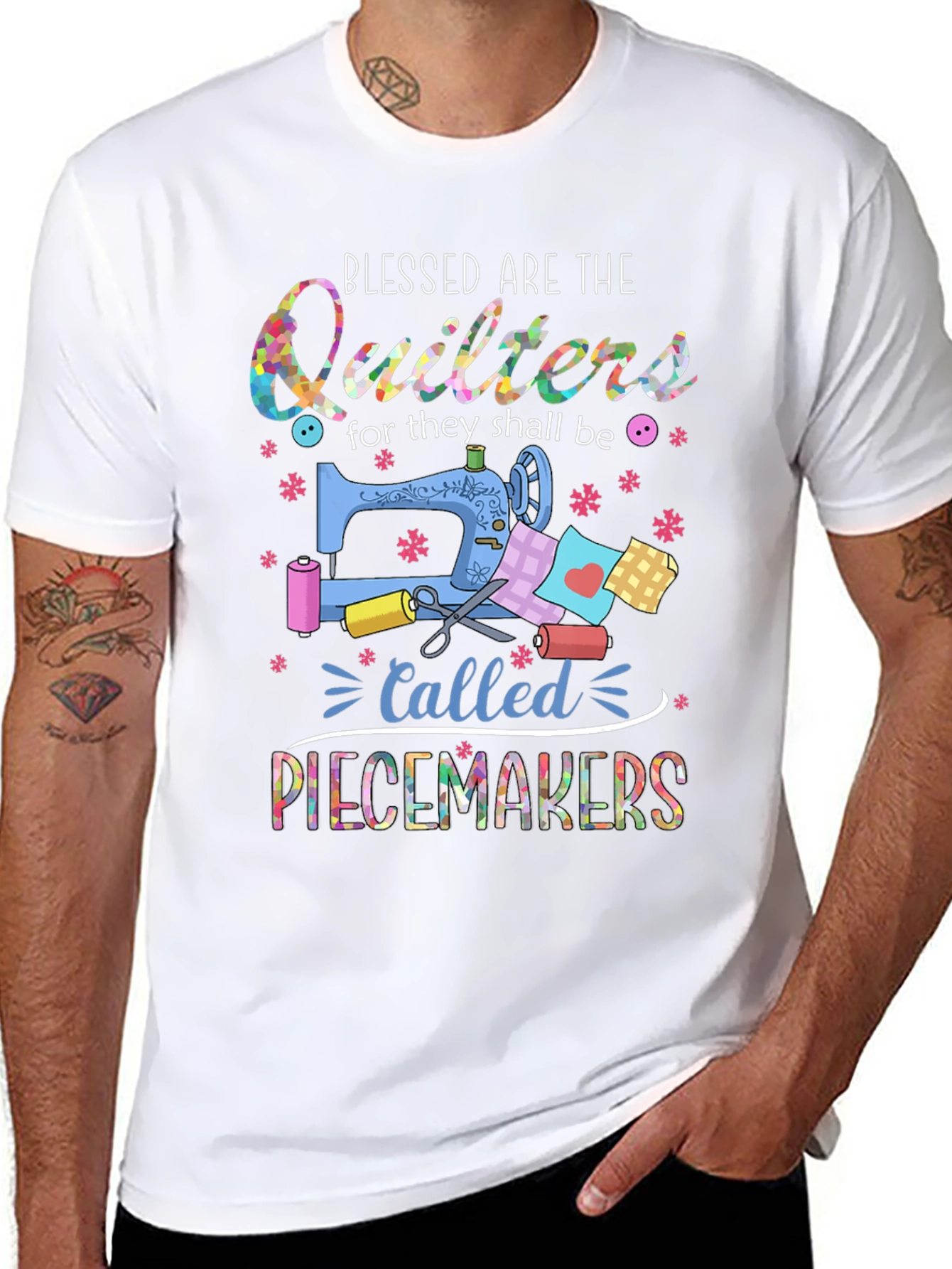Blessed Quilters T-Shirt - Piece Makers