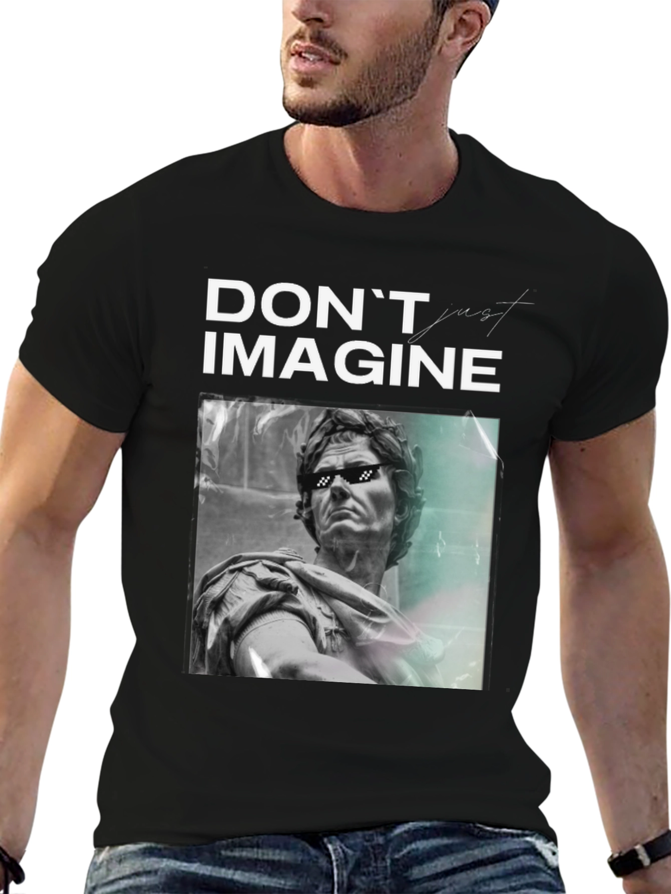 Dont Imagine T-Shirt - Statue Graphic Tee