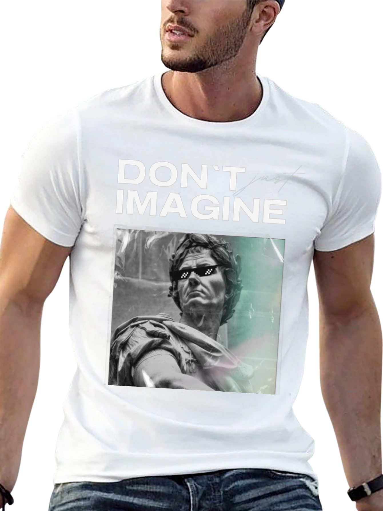 Dont Imagine T-Shirt - Statue Graphic Tee