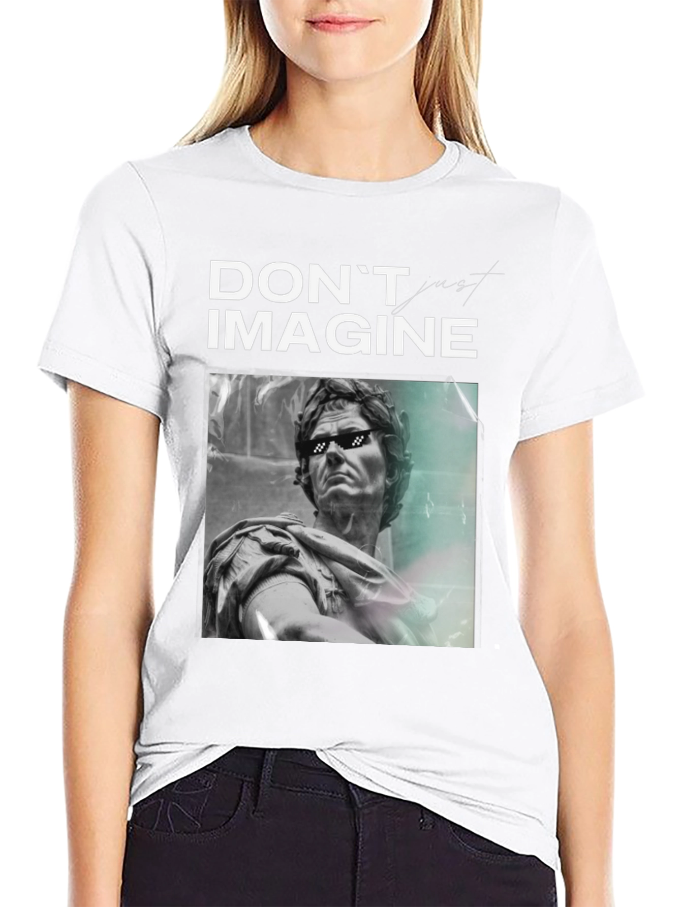 Dont Imagine T-Shirt - Statue Graphic Tee