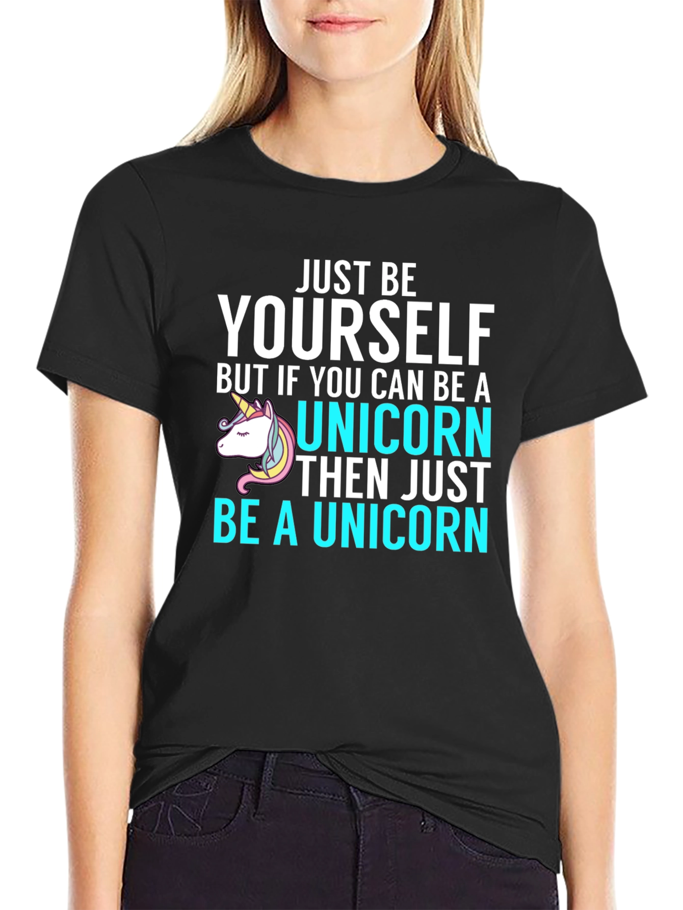 Just Be Yourself Unicorn T-Shirt