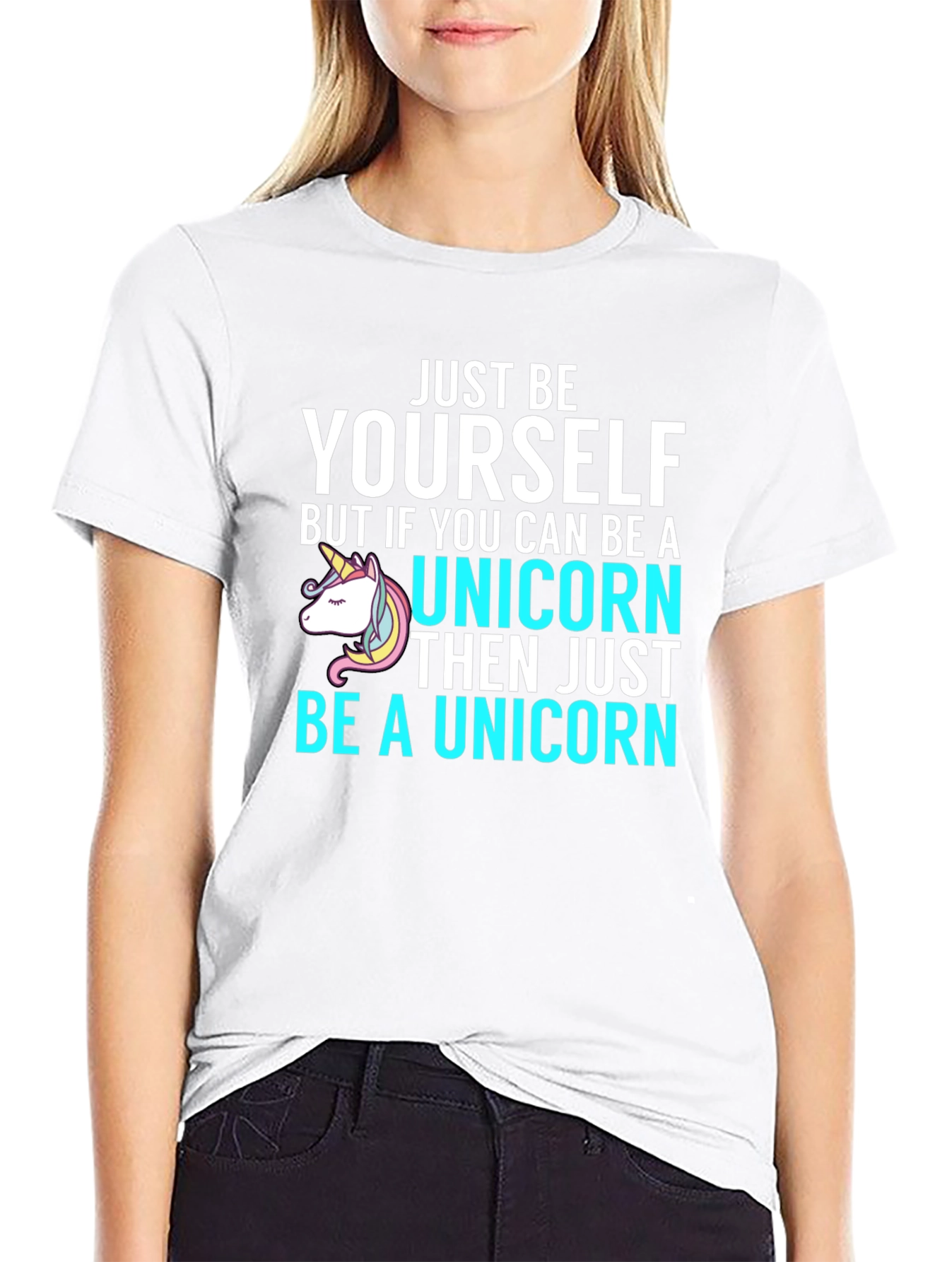 Just Be Yourself Unicorn T-Shirt