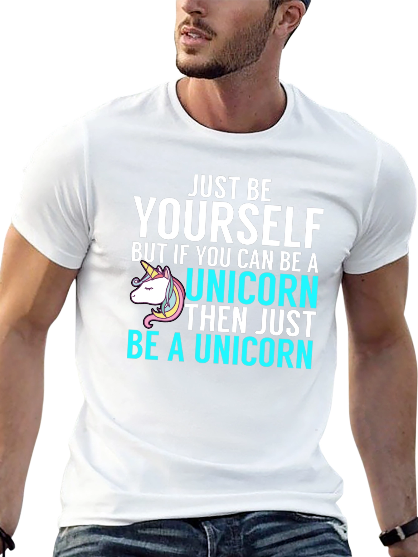 Just Be Yourself Unicorn T-Shirt