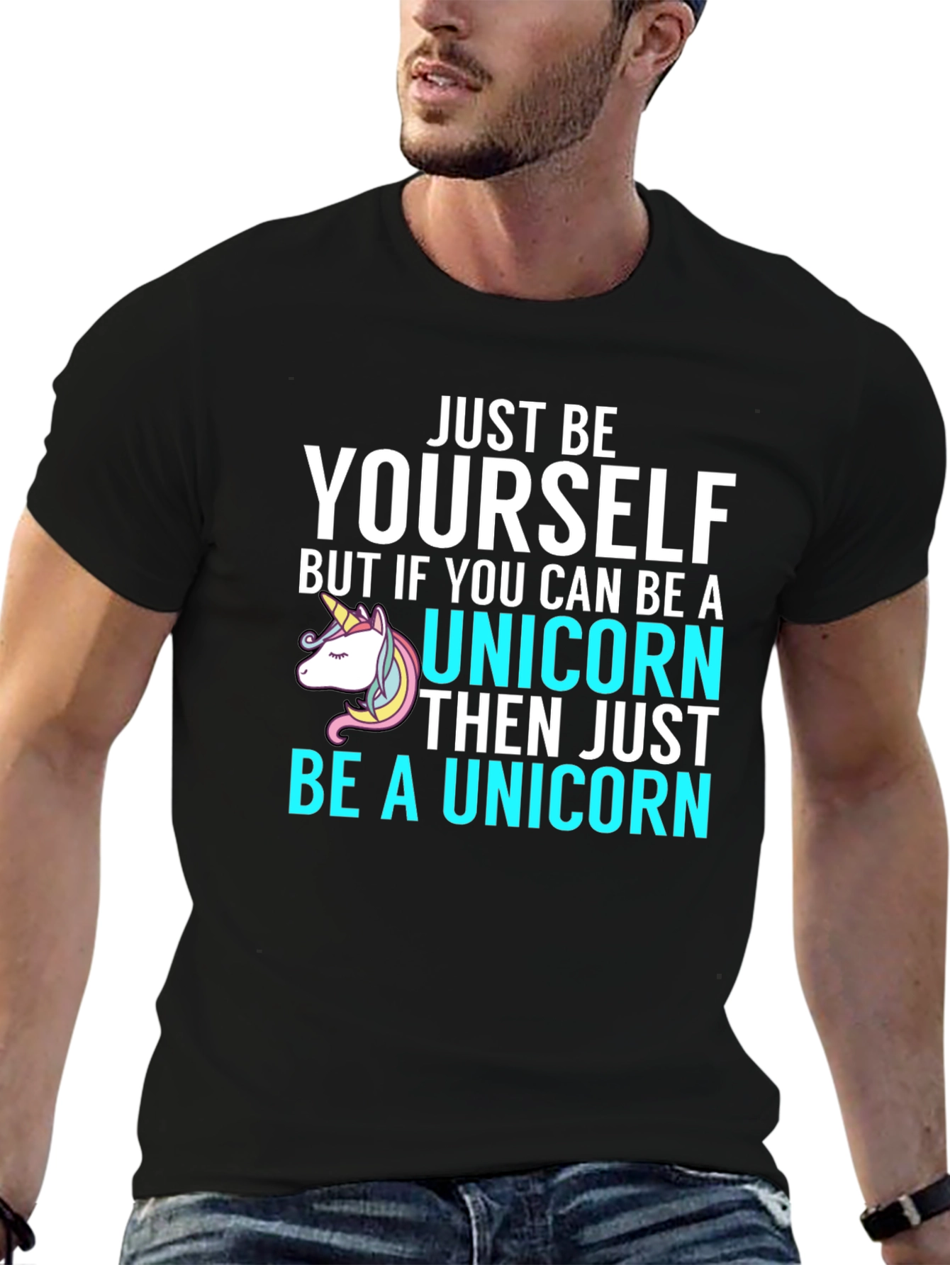 Just Be Yourself Unicorn T-Shirt