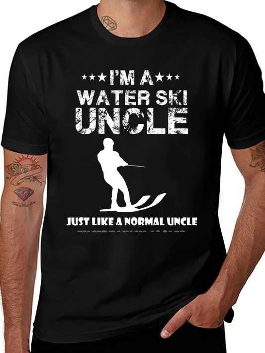 Water Ski Uncle Graphic Tee - Fun Summer Gift