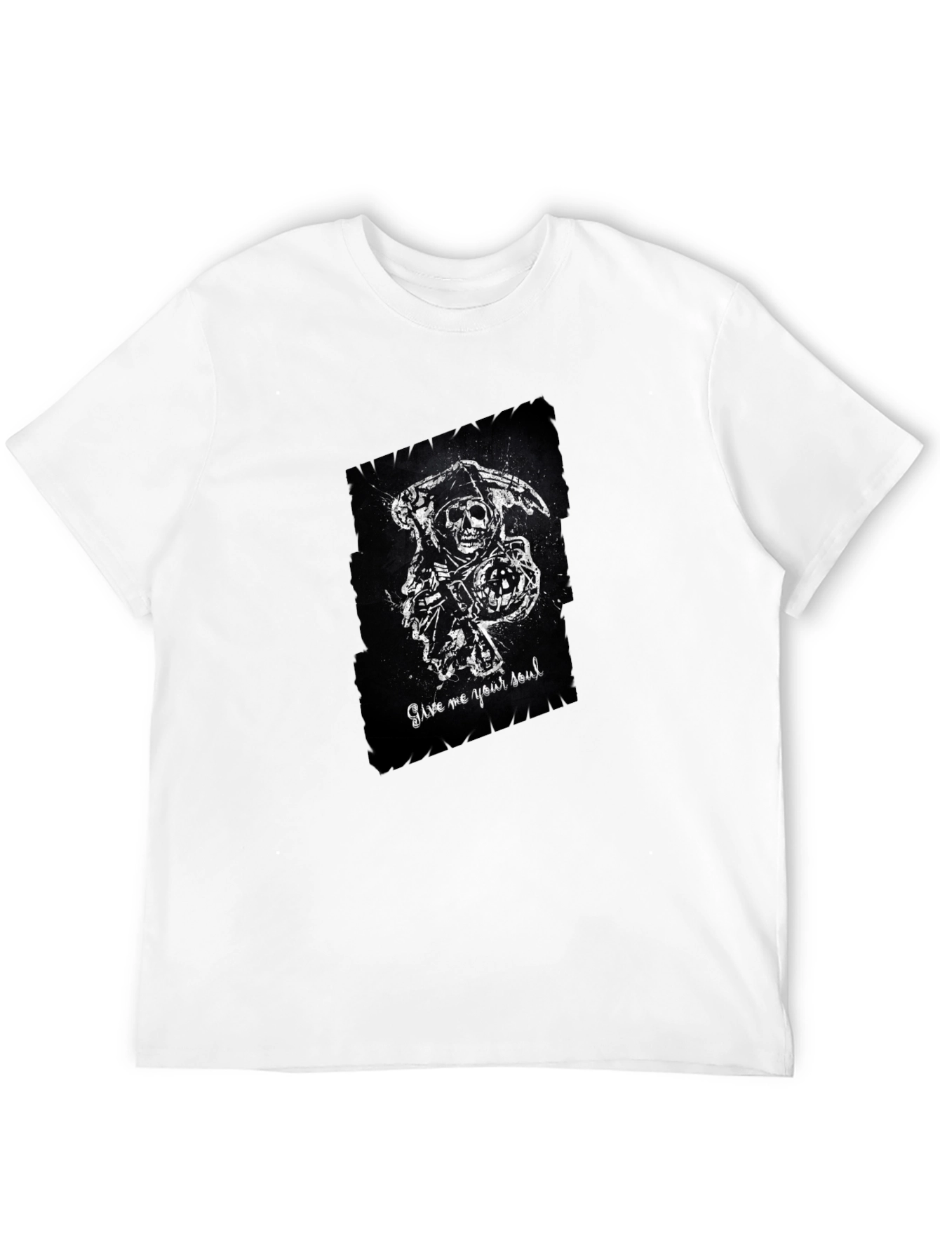 Grim Reaper Graphic T-Shirt - Mens Black Tee