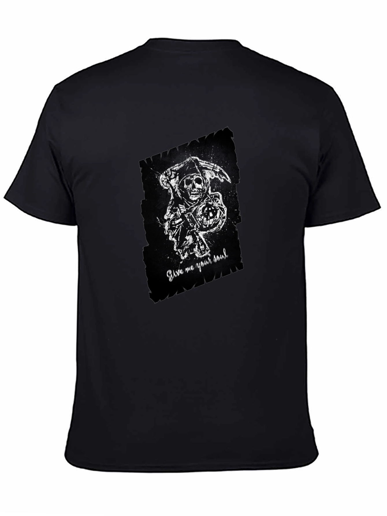 Grim Reaper Graphic T-Shirt - Mens Black Tee