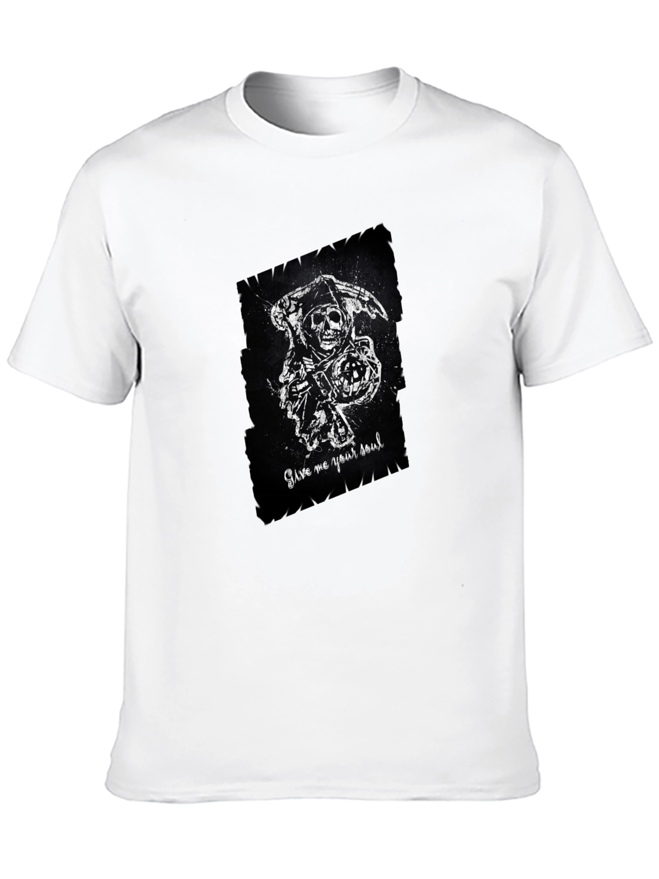Grim Reaper Graphic T-Shirt - Mens Black Tee