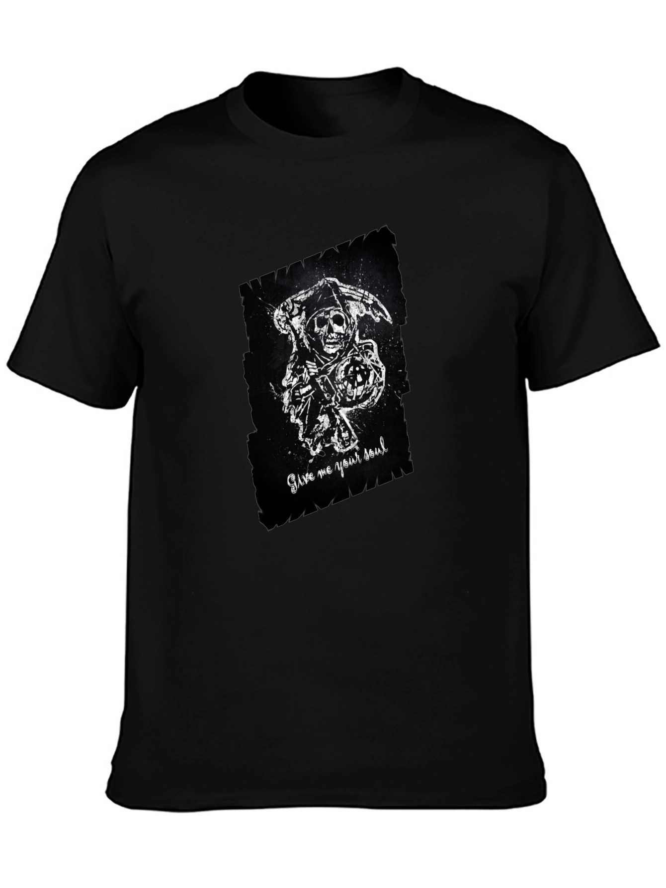 Grim Reaper Graphic T-Shirt - Mens Black Tee