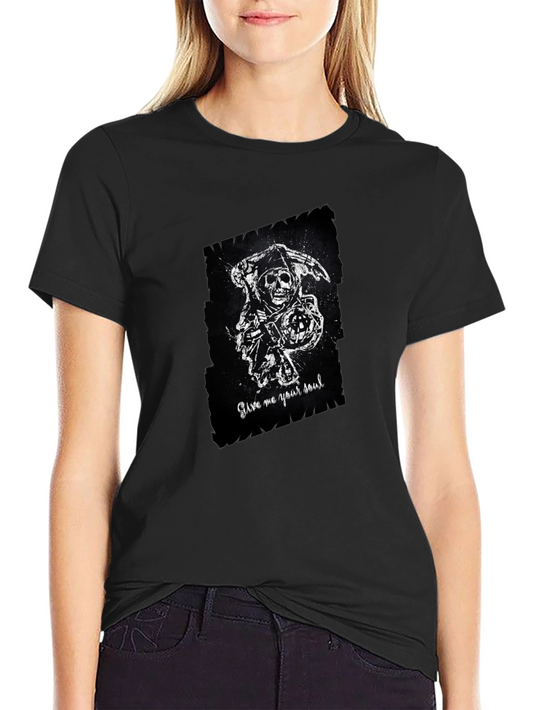Grim Reaper Graphic T-Shirt - Mens Black Tee