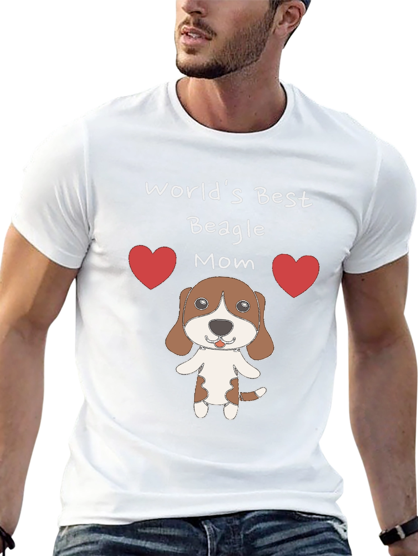 Worlds Best Beagle Mom T-Shirt