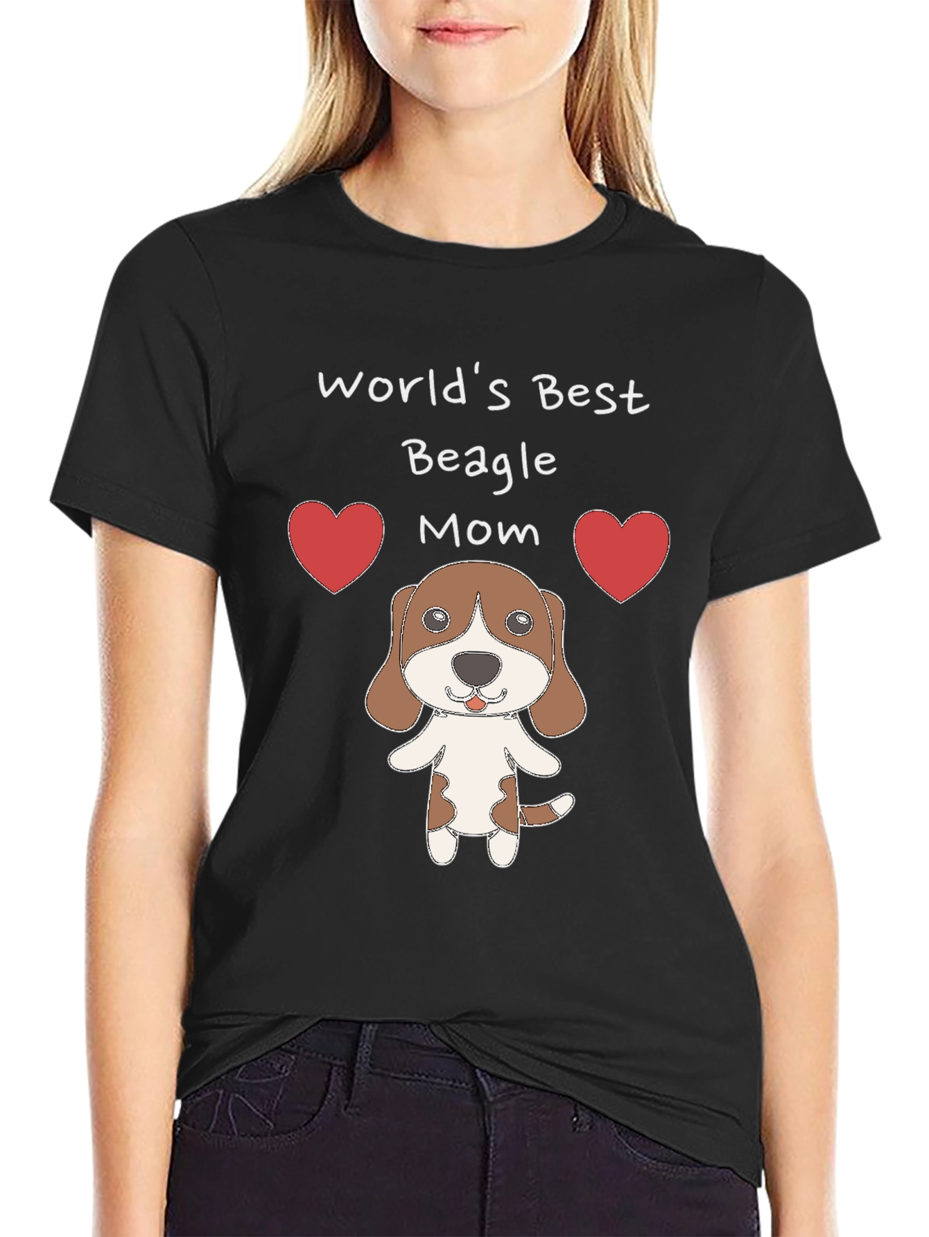 Worlds Best Beagle Mom T-Shirt