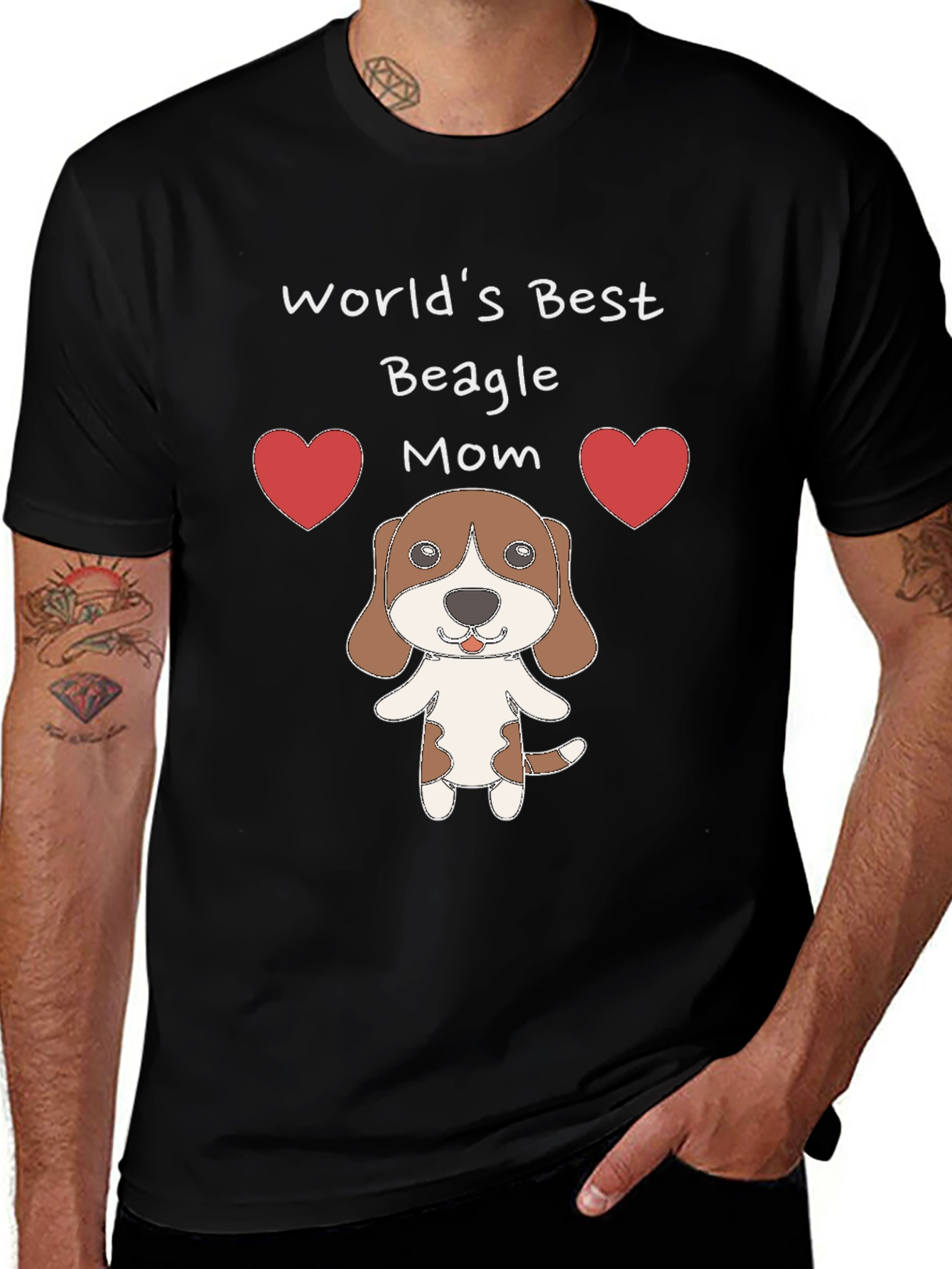 Worlds Best Beagle Mom T-Shirt