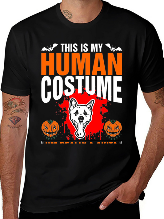 Akita Halloween Costume T-Shirt - Funny Dog Lover Tee