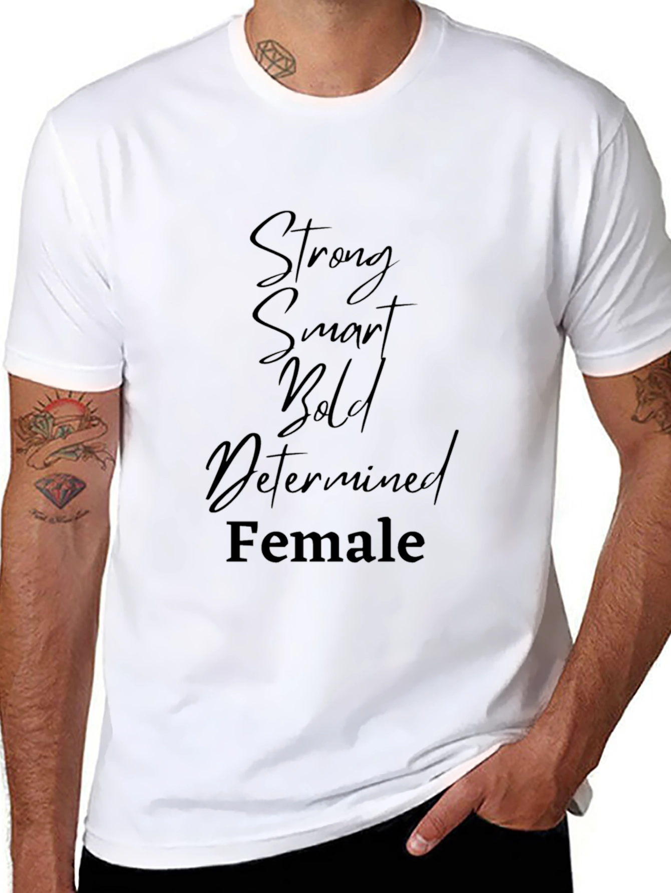 Strong Smart Bold Female - Graphic T-Shirt