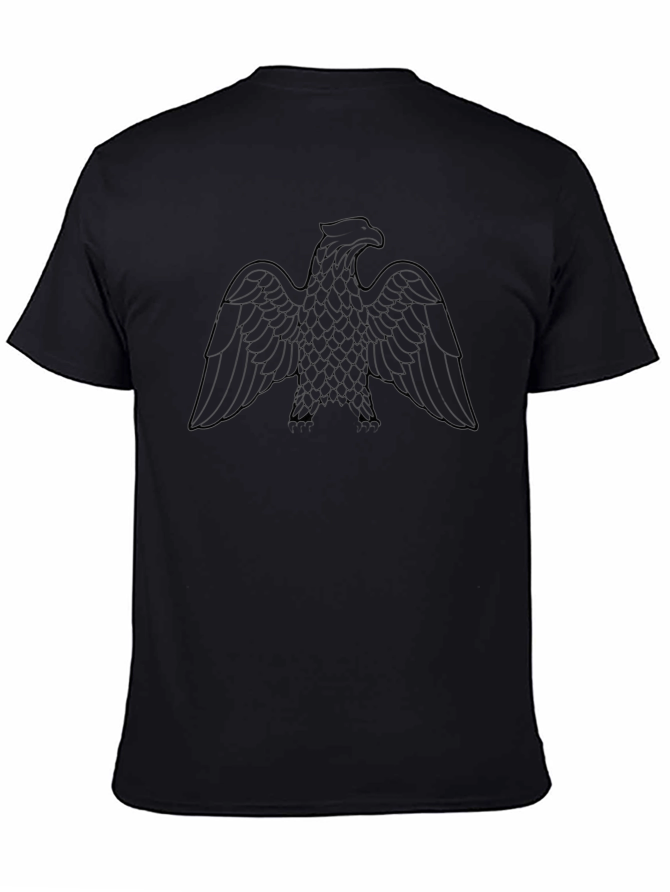 Black Eagle Graphic Tee - Casual Comfort