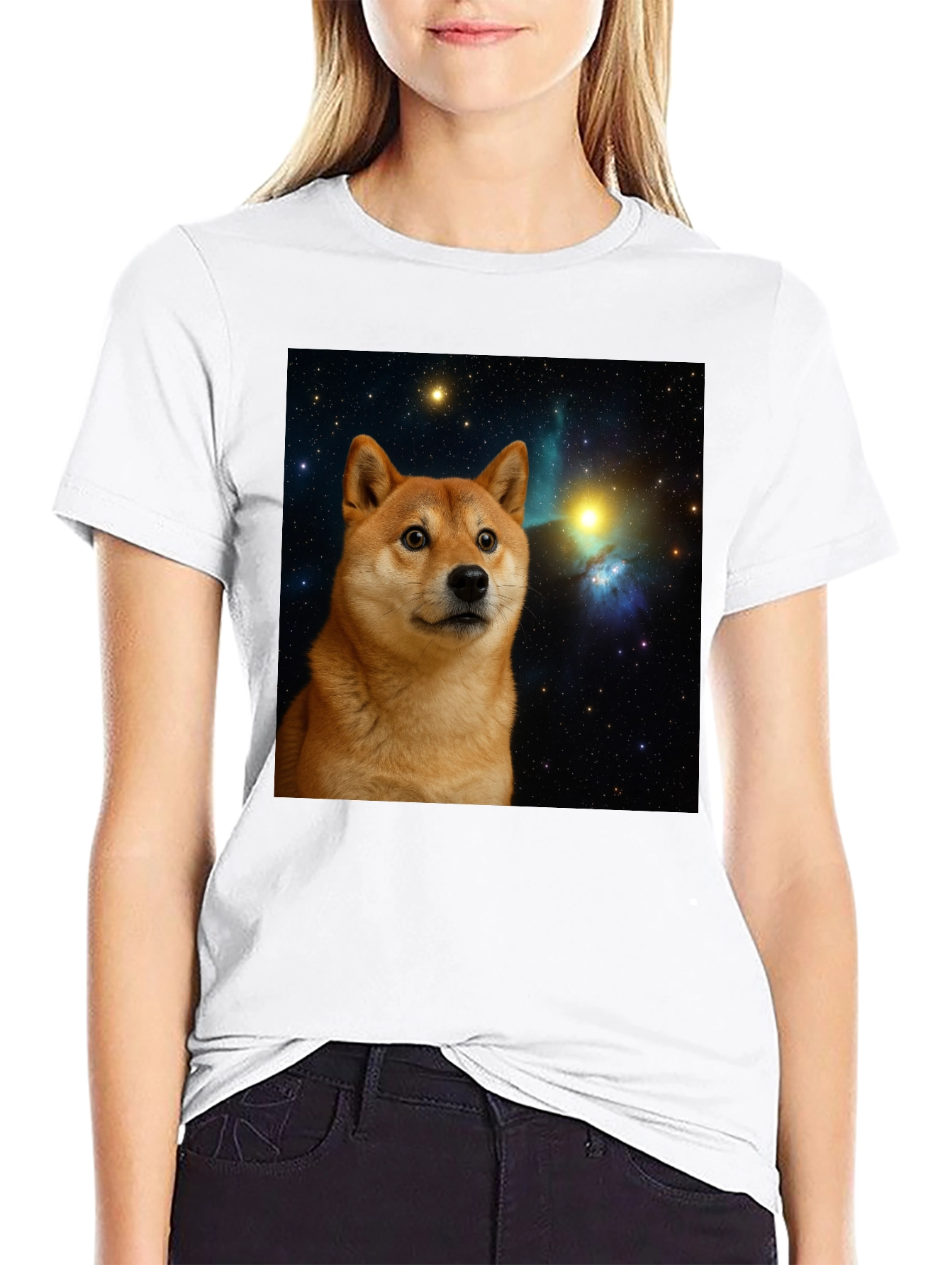 Doge Space T-Shirt - Galaxy Shiba Inu Tee