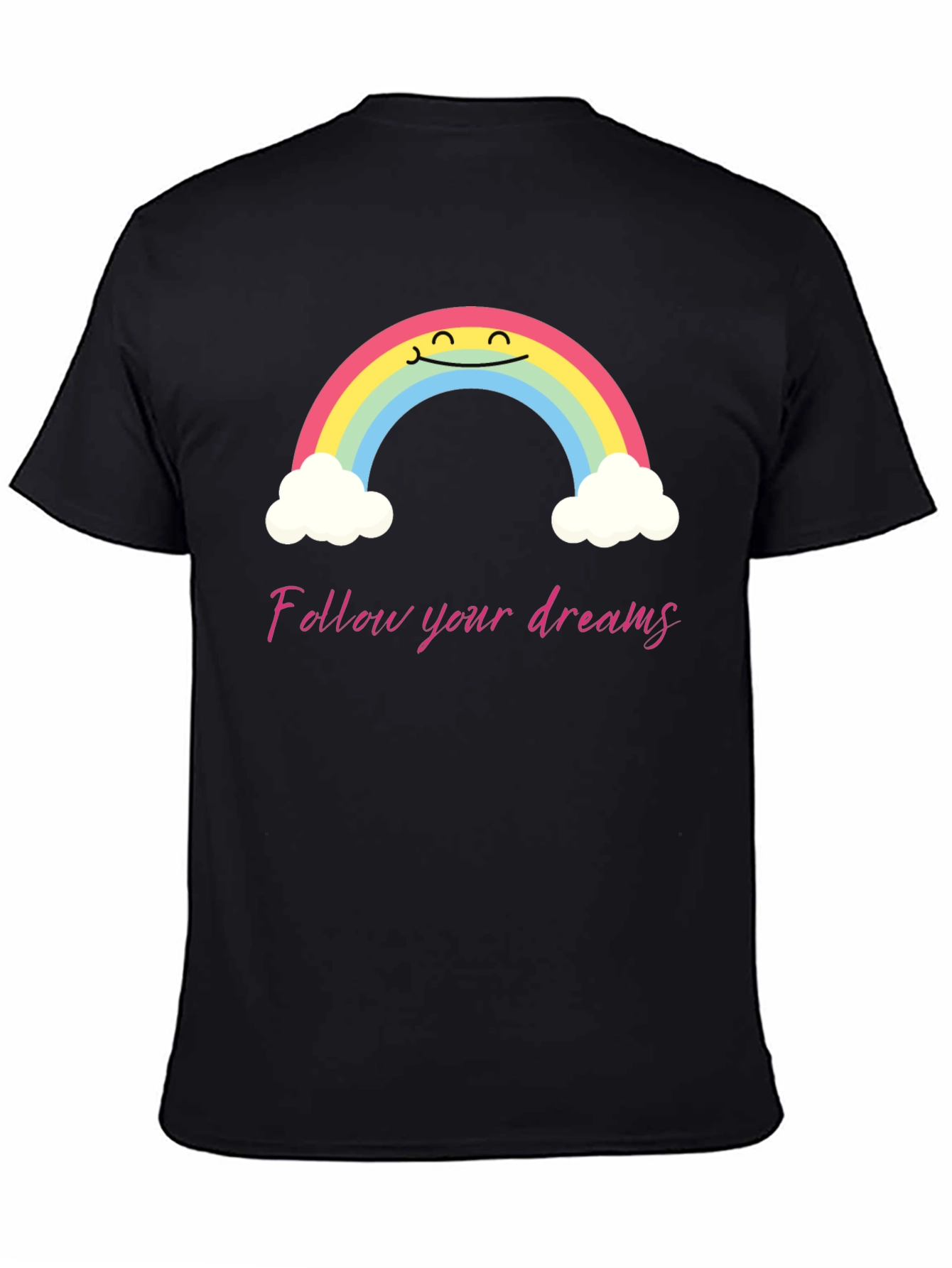 Rainbow Dreams Graphic Tee - Follow Your Dreams