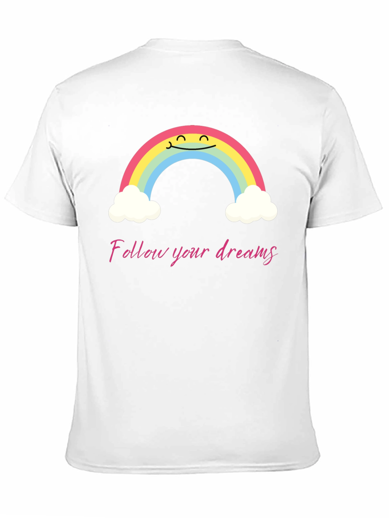 Rainbow Dreams Graphic Tee - Follow Your Dreams