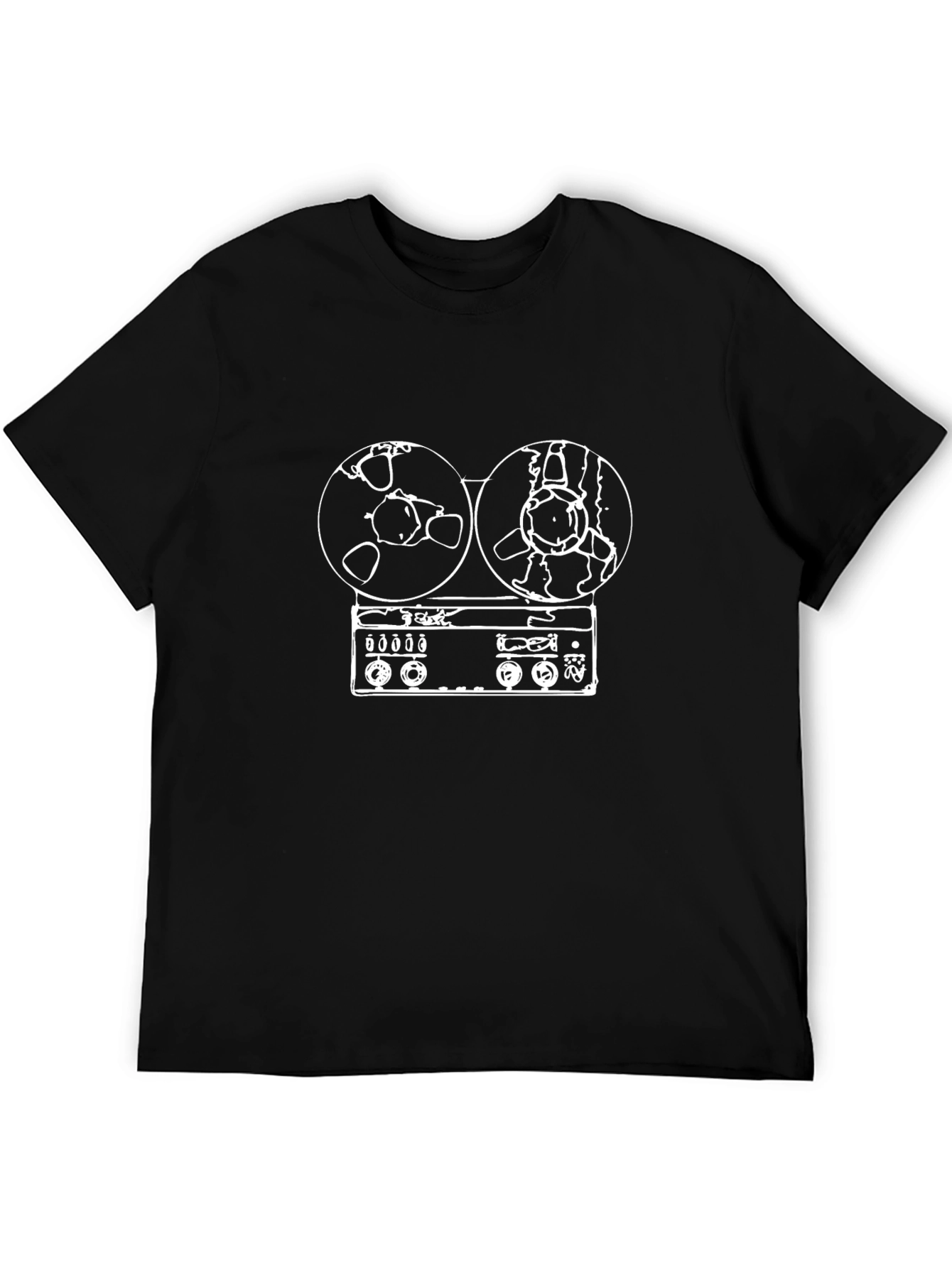 Retro Reel-to-Reel Tape Recorder T-Shirt