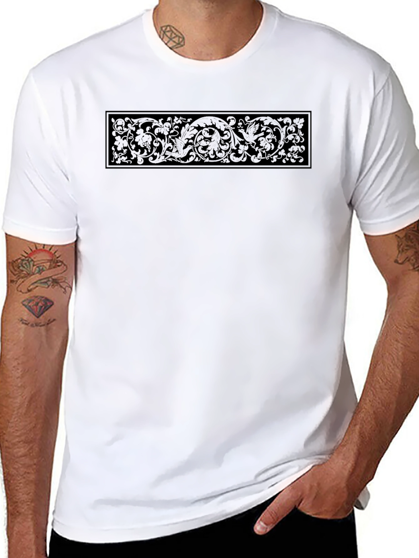 Stylish Black Graphic Tee