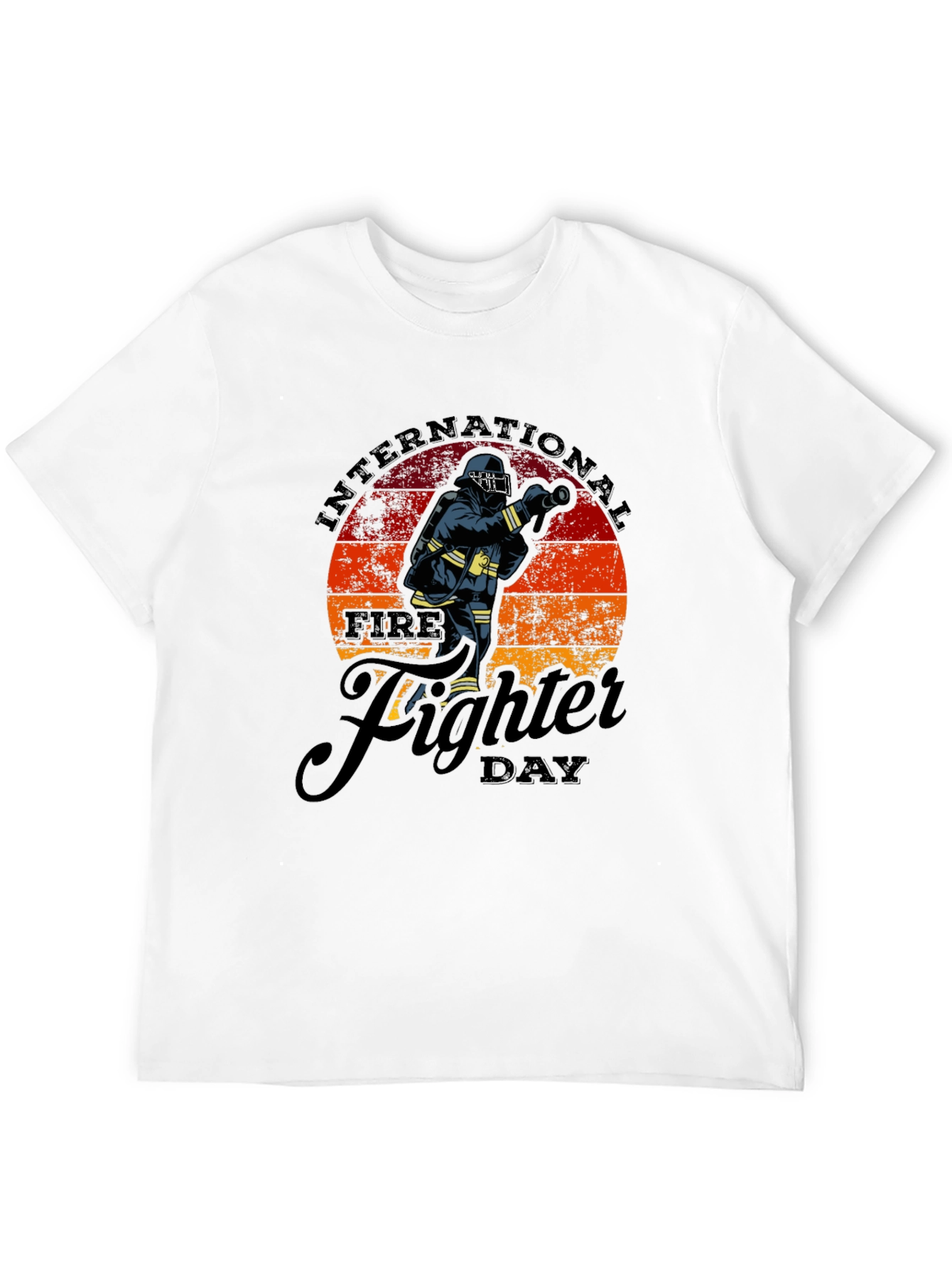 International Firefighter Day Black T-Shirt