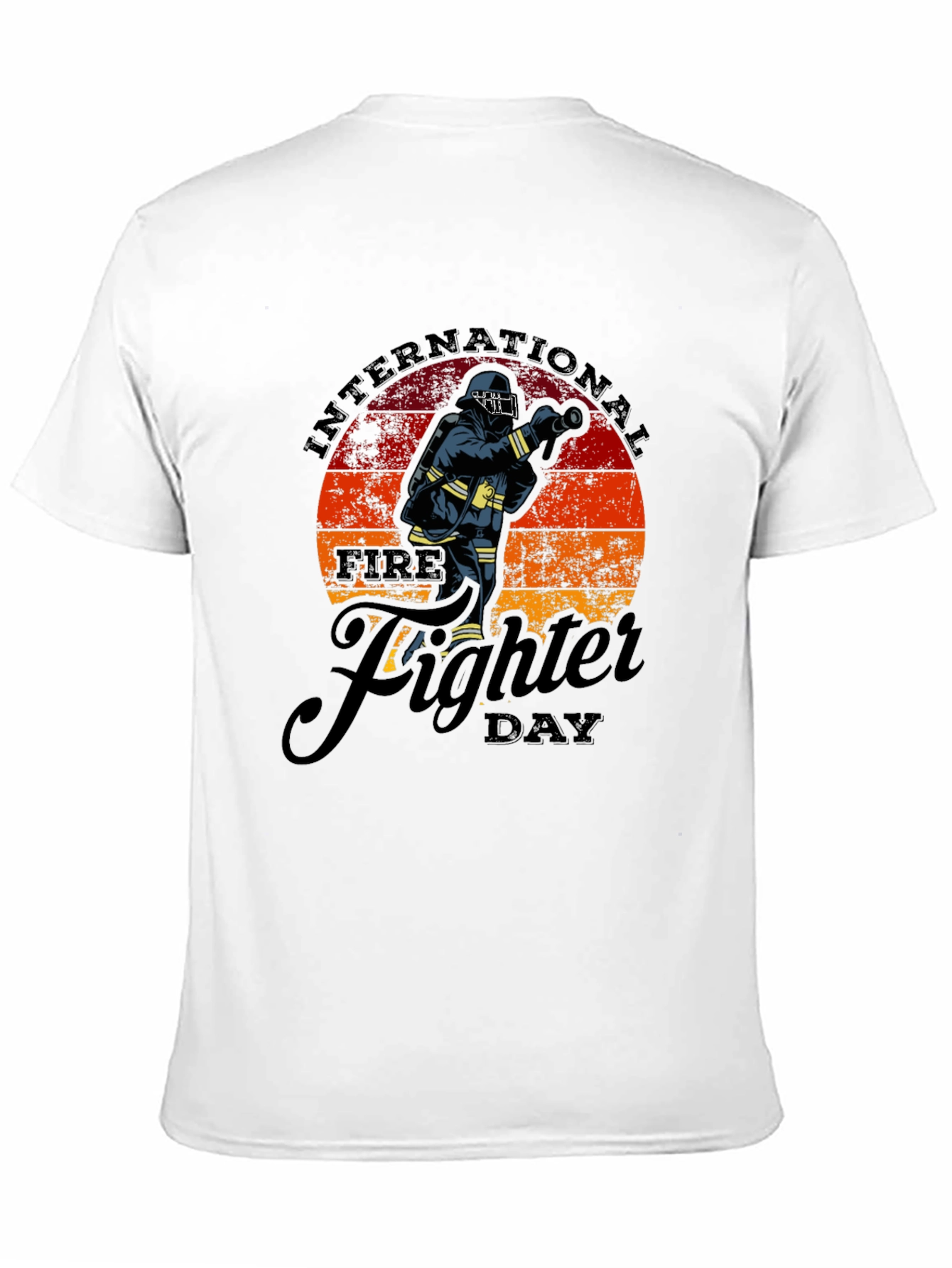 International Firefighter Day Black T-Shirt
