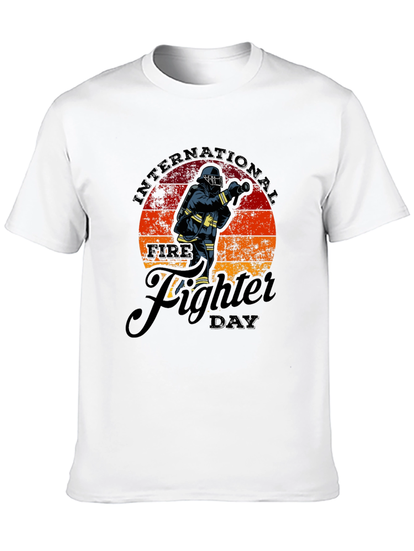 International Firefighter Day Black T-Shirt