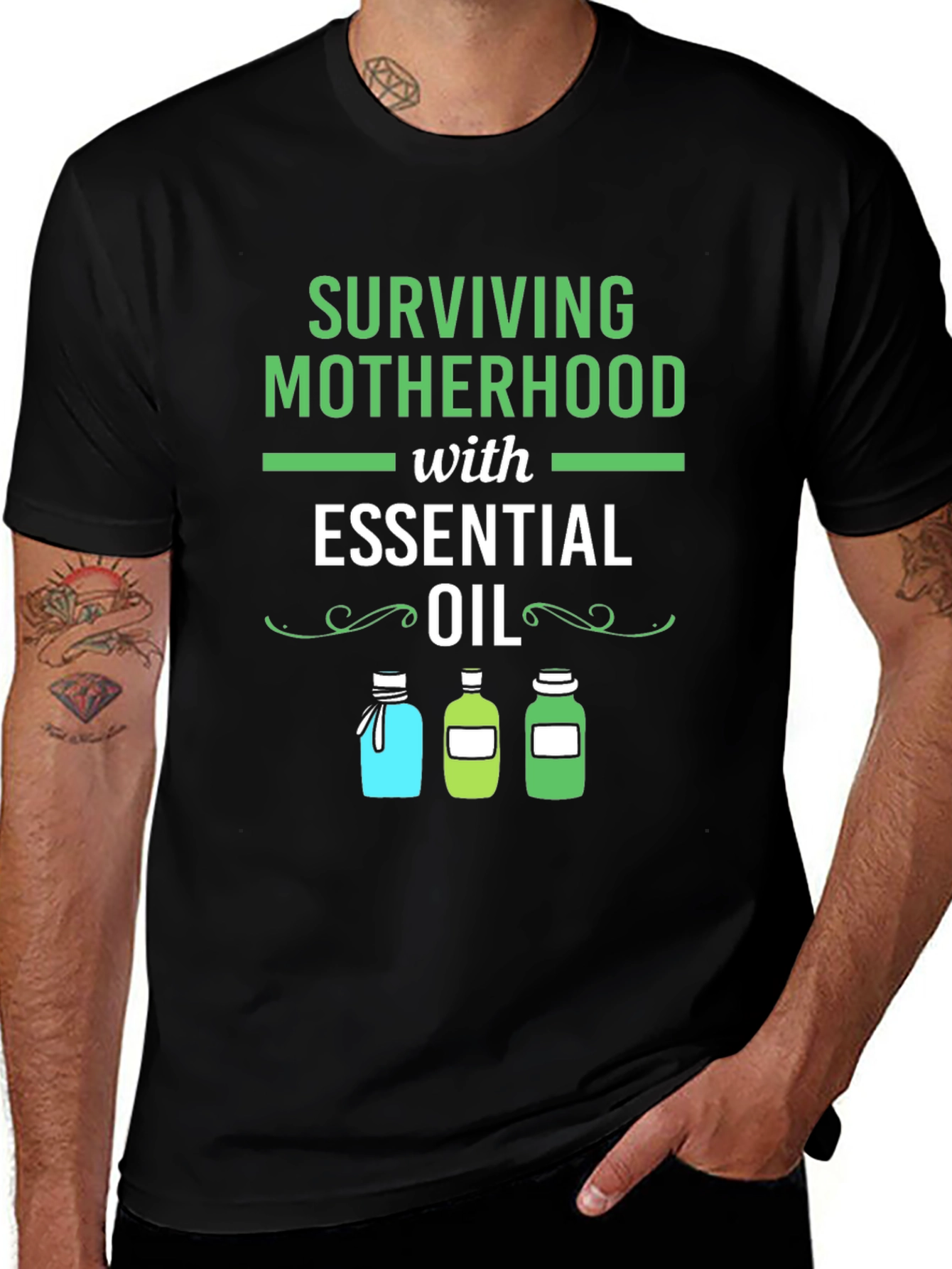 Surviving Motherhood Essential Oil T-Shirt