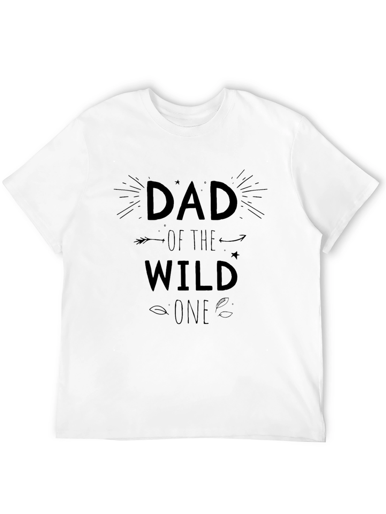 Dad of the Wild One Graphic T-Shirt