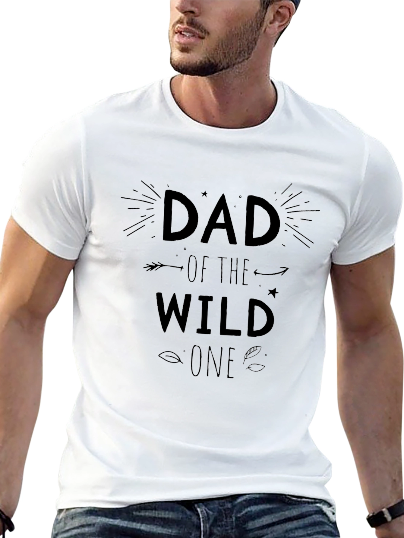 Dad of the Wild One Graphic T-Shirt