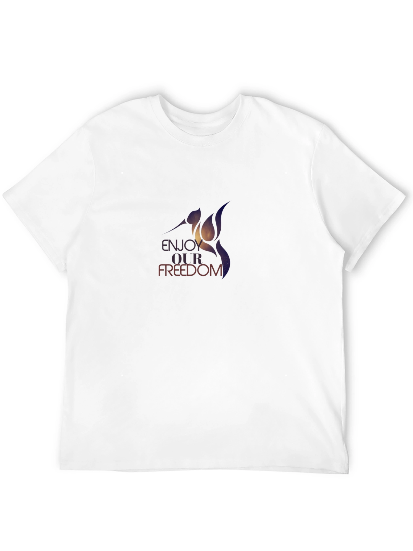 Enjoy Our Freedom Graphic T-Shirt - Black