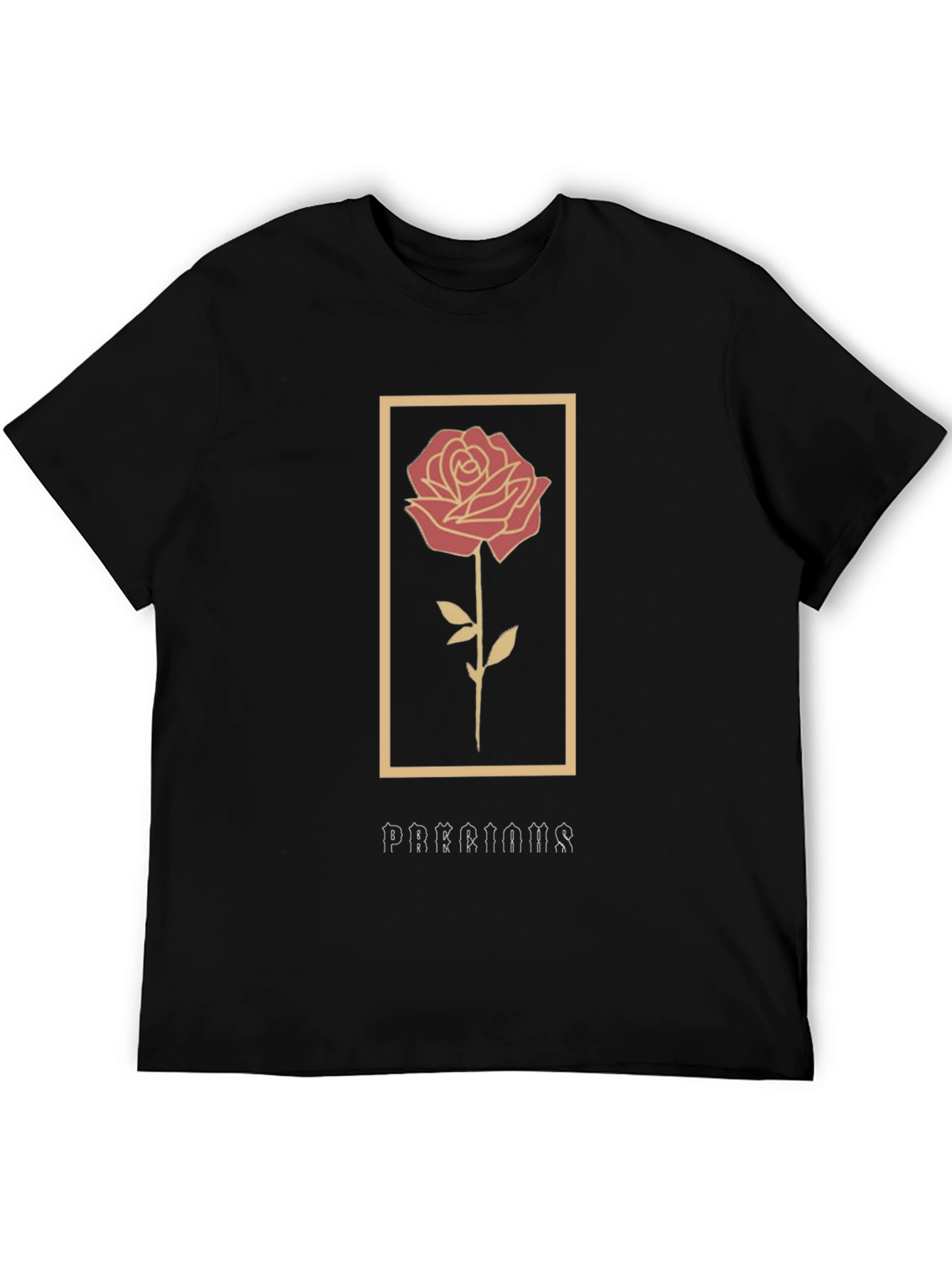Rose Graphic T-Shirt - Stylish Floral Design