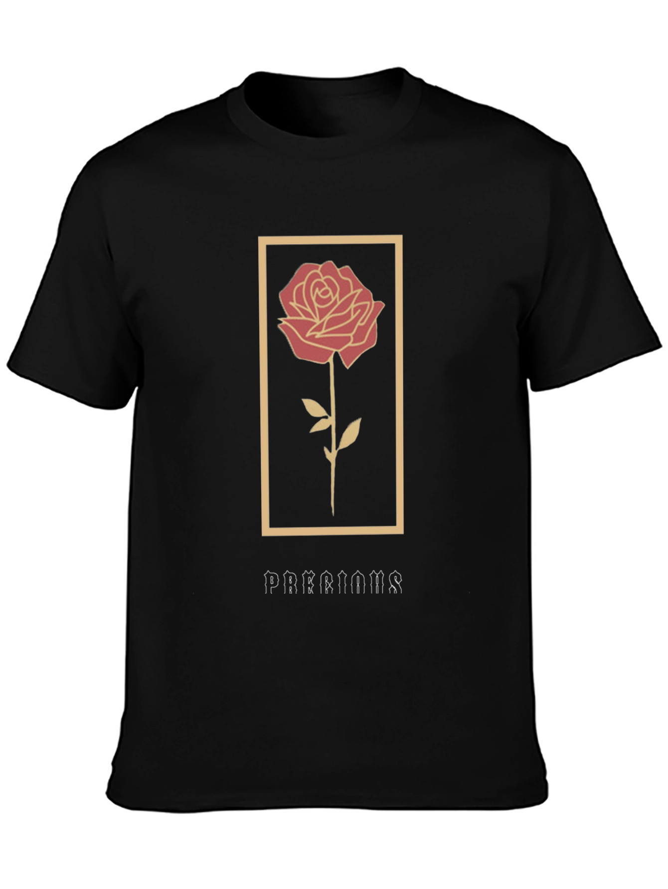 Rose Graphic T-Shirt - Stylish Floral Design