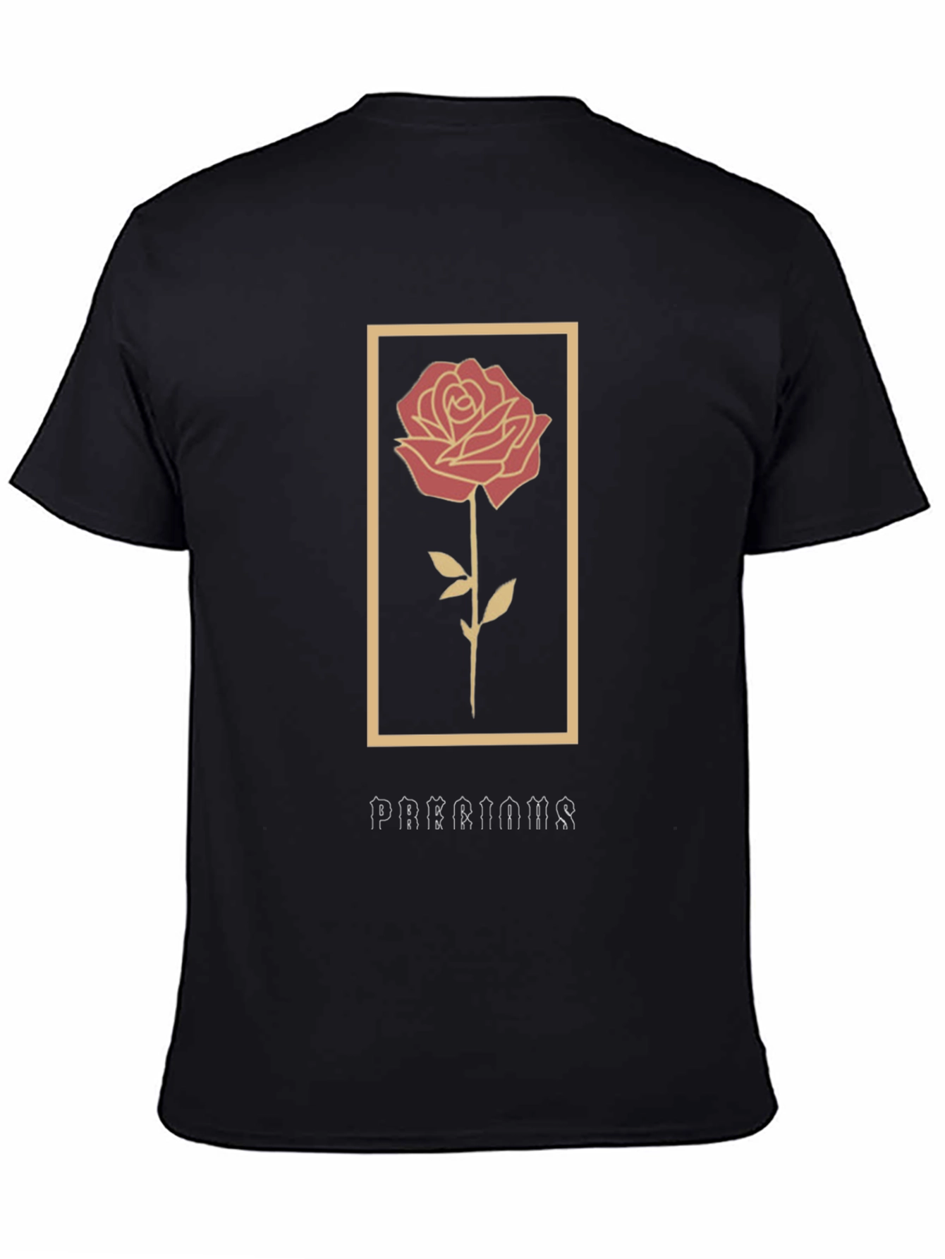 Rose Graphic T-Shirt - Stylish Floral Design