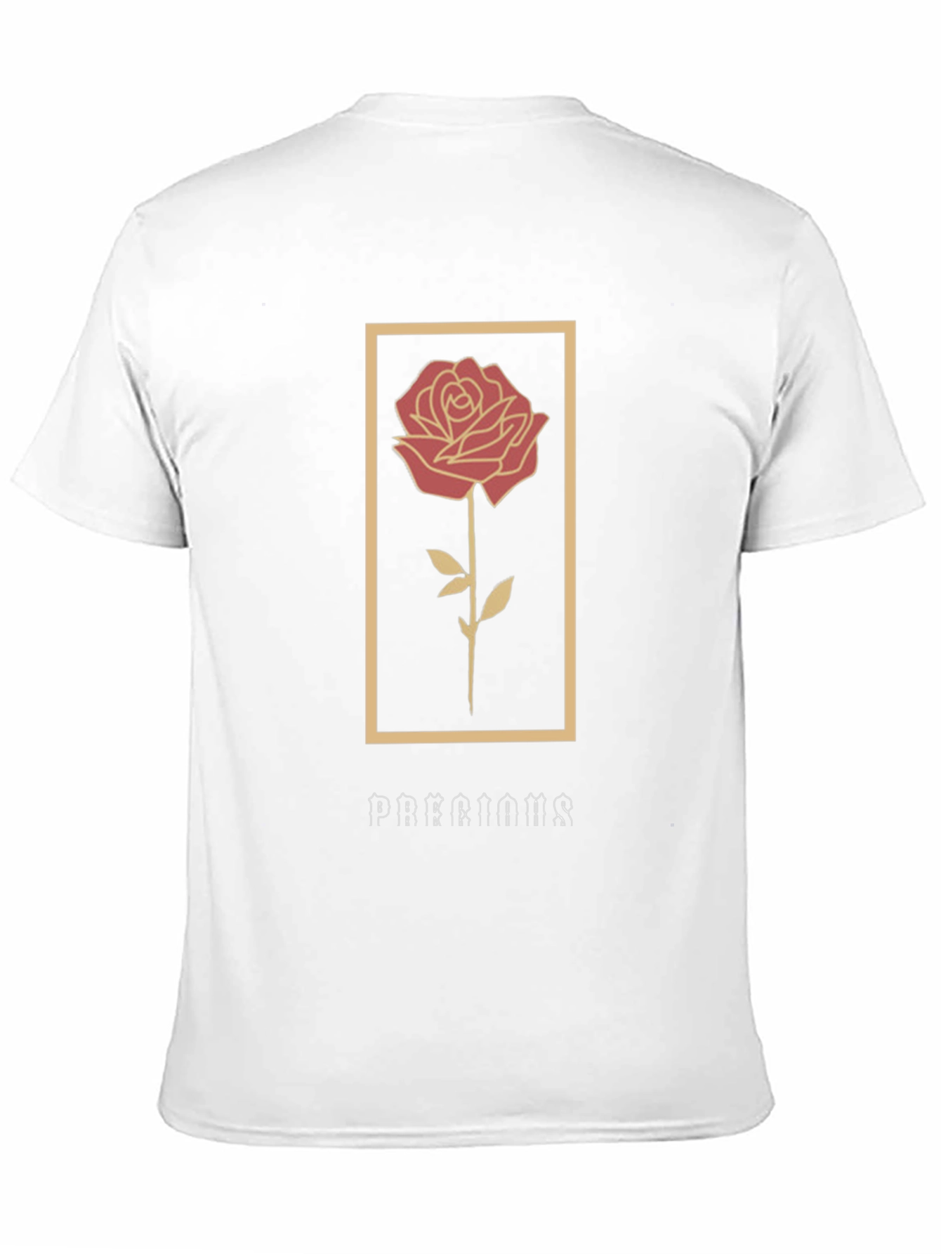 Rose Graphic T-Shirt - Stylish Floral Design
