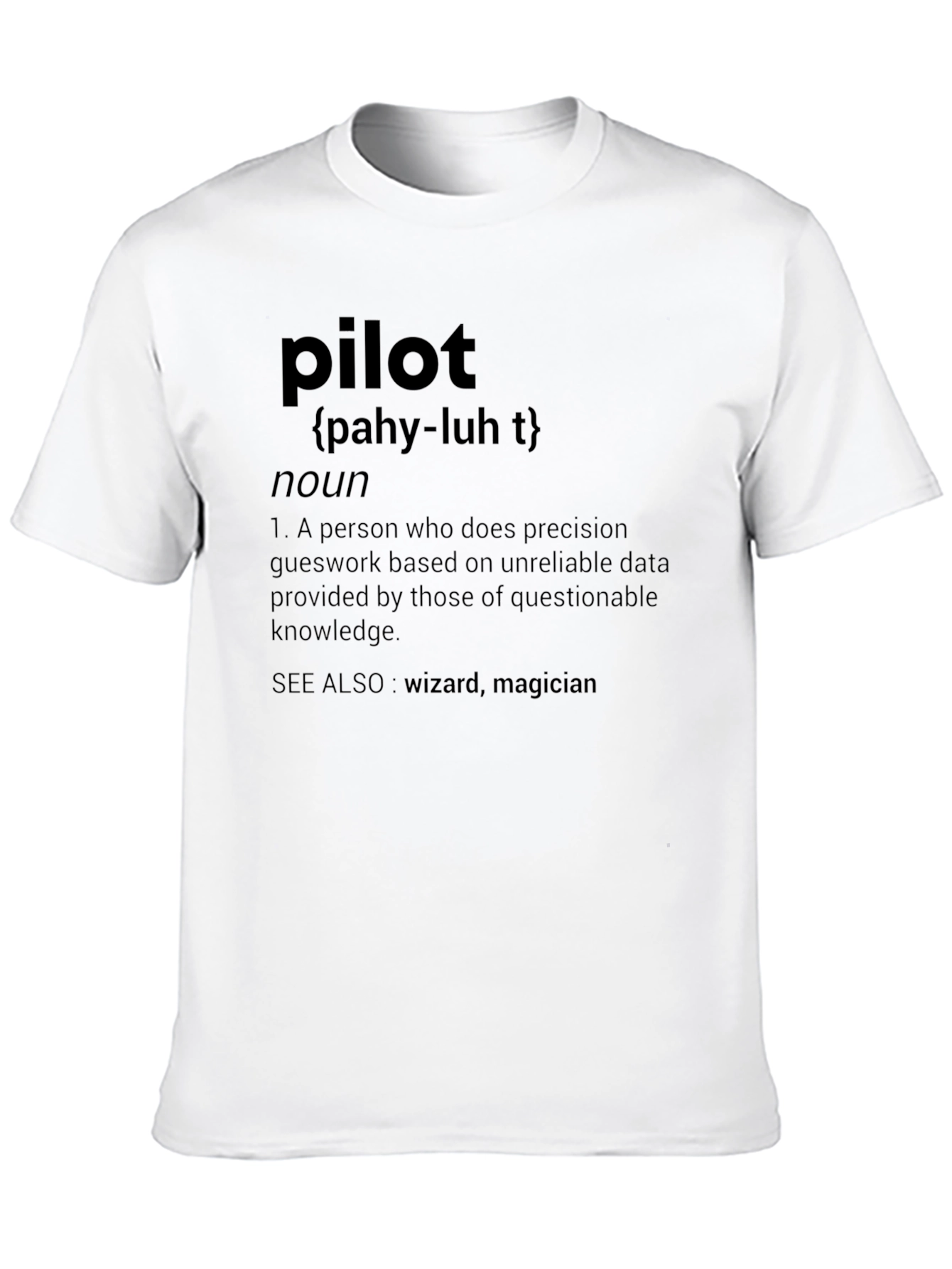 Pilot Definition Graphic T-Shirt
