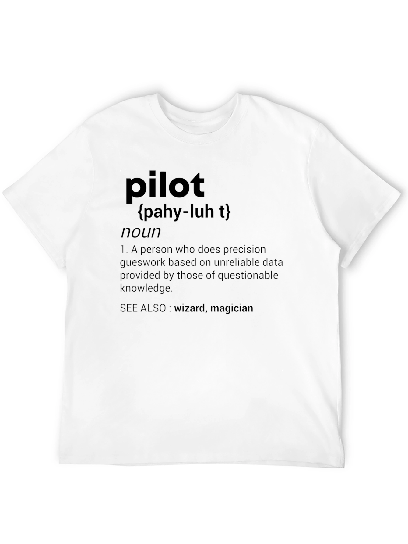 Pilot Definition Graphic T-Shirt