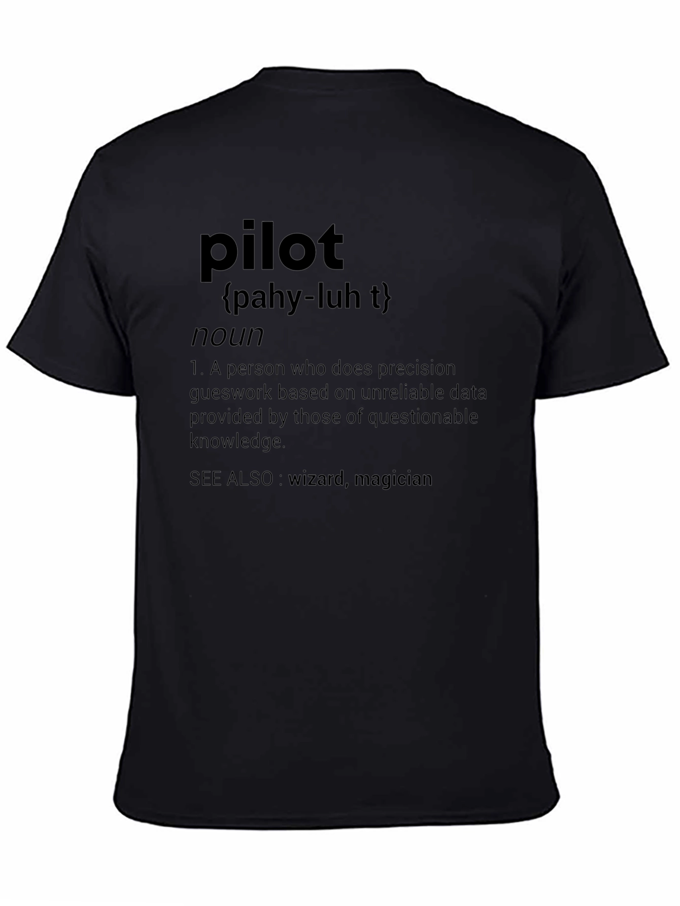 Pilot Definition Graphic T-Shirt
