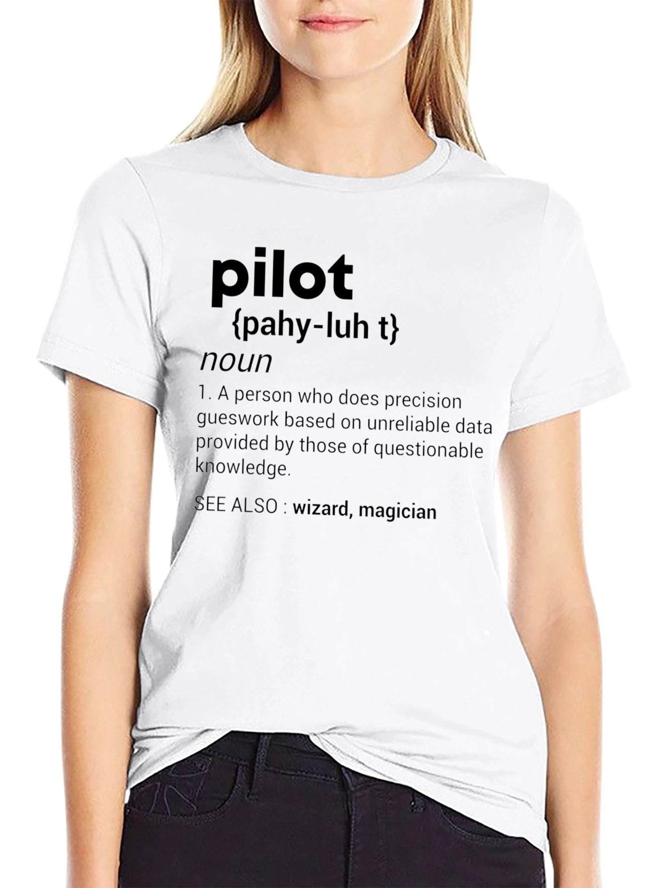 Pilot Definition Graphic T-Shirt
