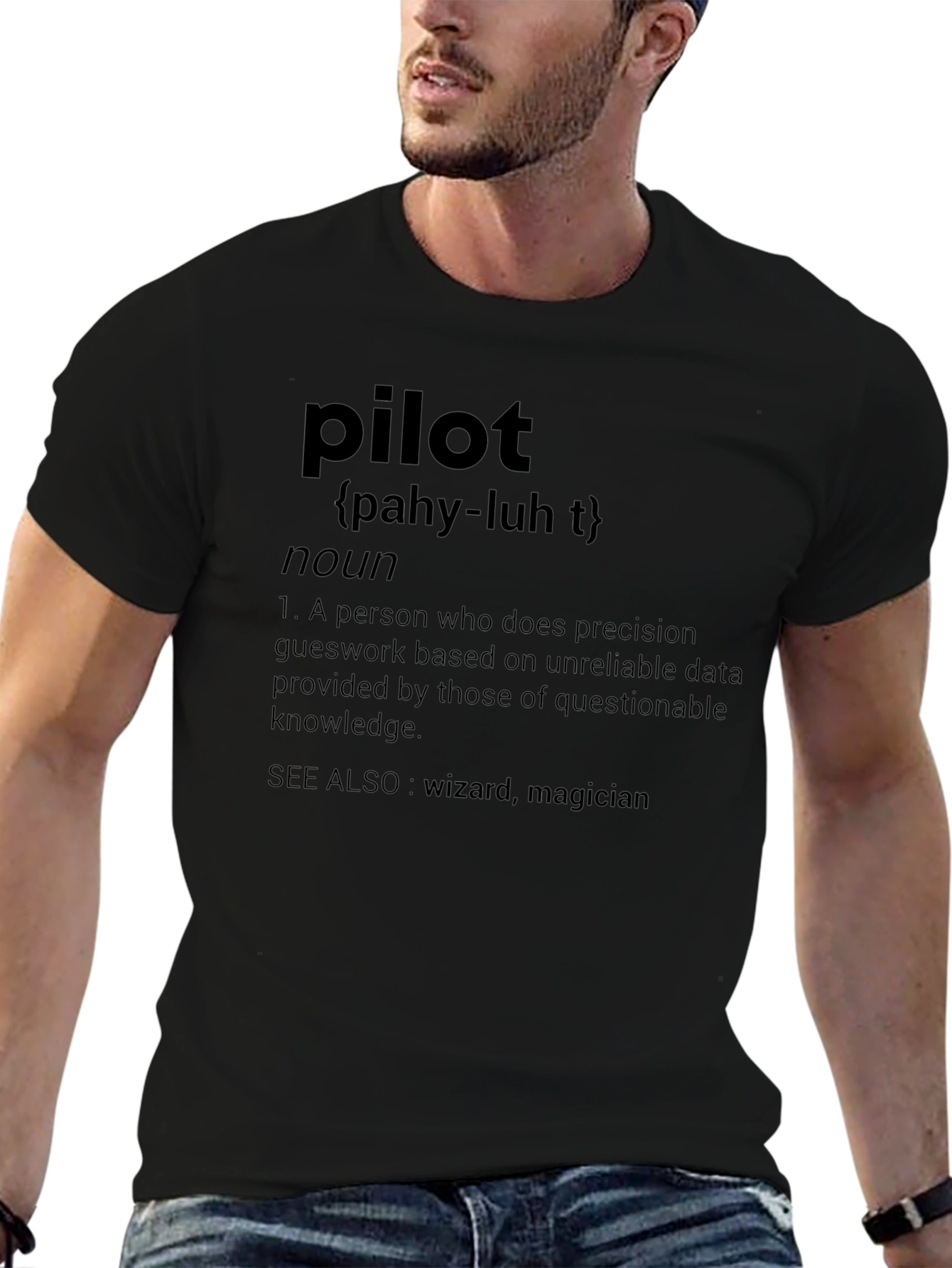 Pilot Definition Graphic T-Shirt